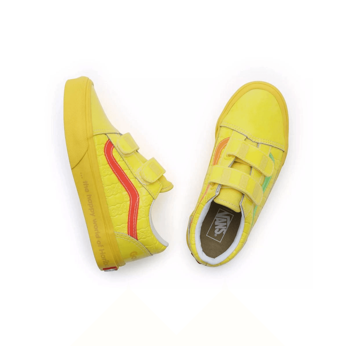 + Haribo Kid's Old Skool V 'Checkerboard Yellow'