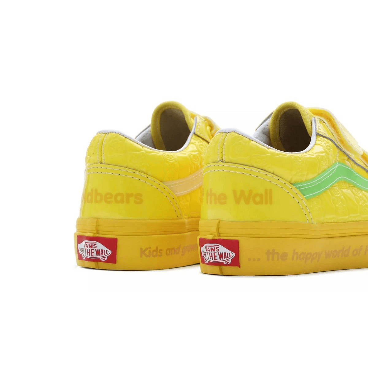 + Haribo Kid's Old Skool V 'Checkerboard Yellow'