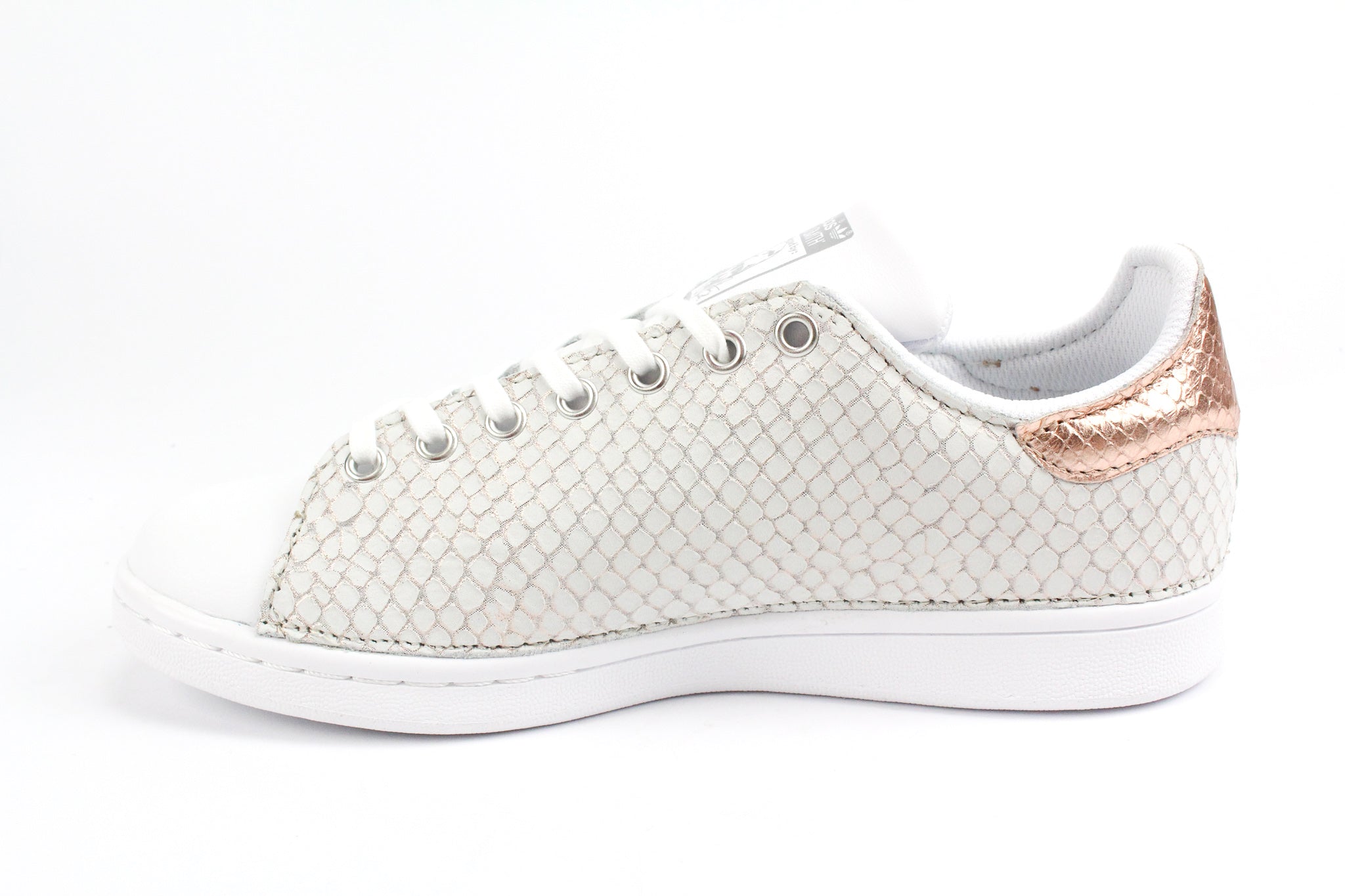 Adidas Stan Smith Total Pitone White & Stella Rosa Laminato