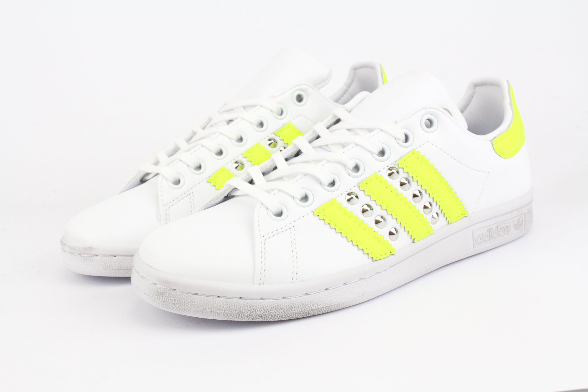 Adidas Stan Smith Yellow Fluo & Borchie