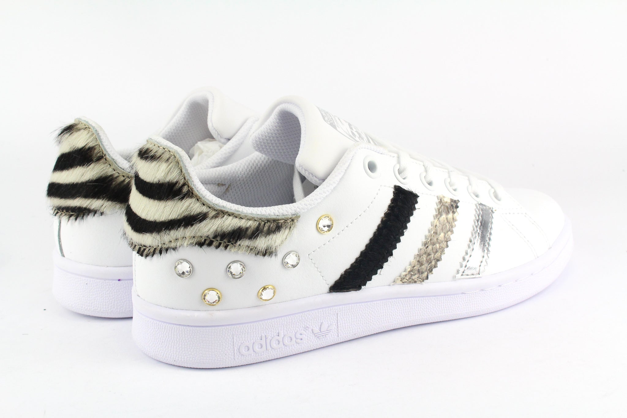 Adidas Stan Smith Zebrate Pitone & Borchie