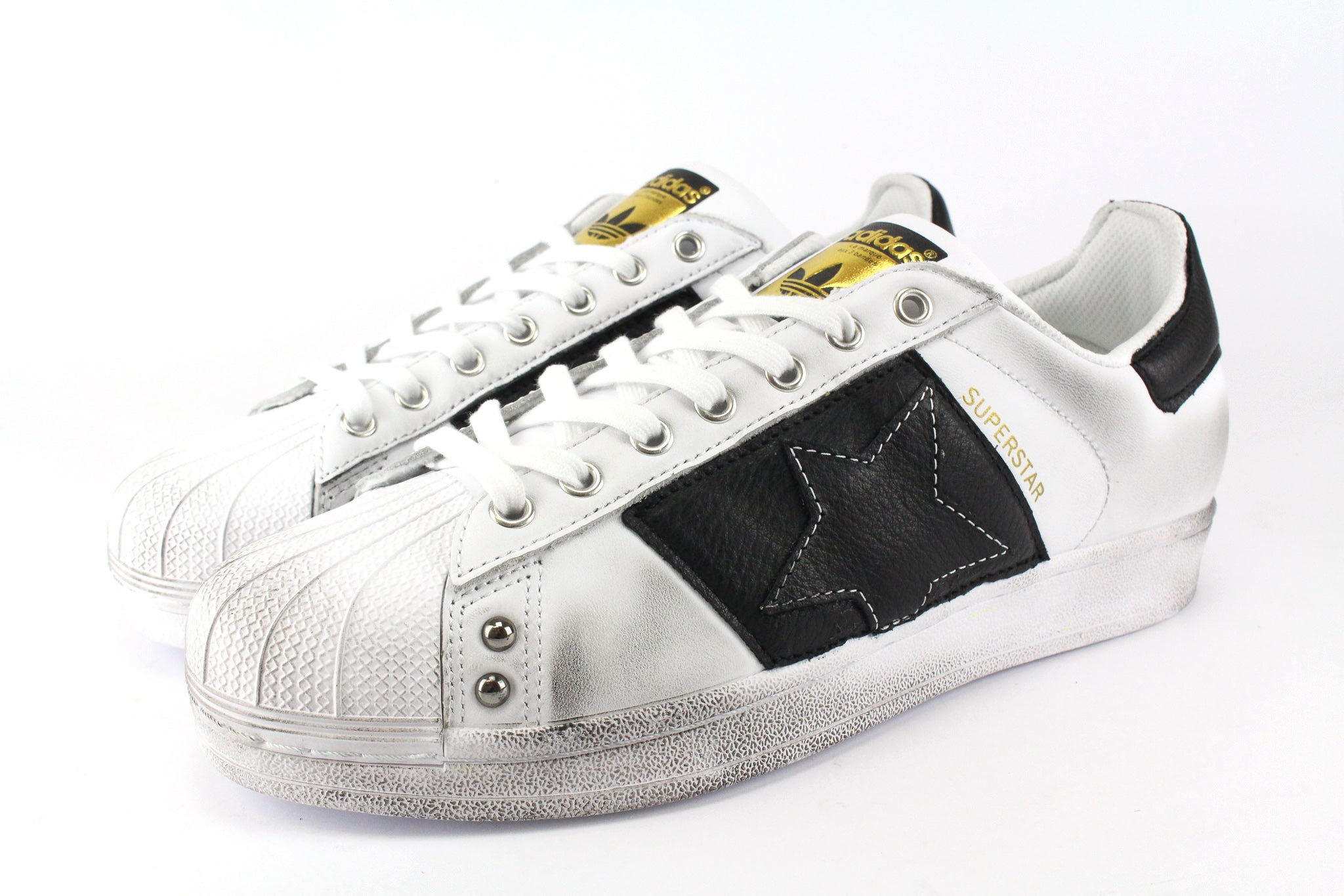 Adidas Superstar Black Star Line