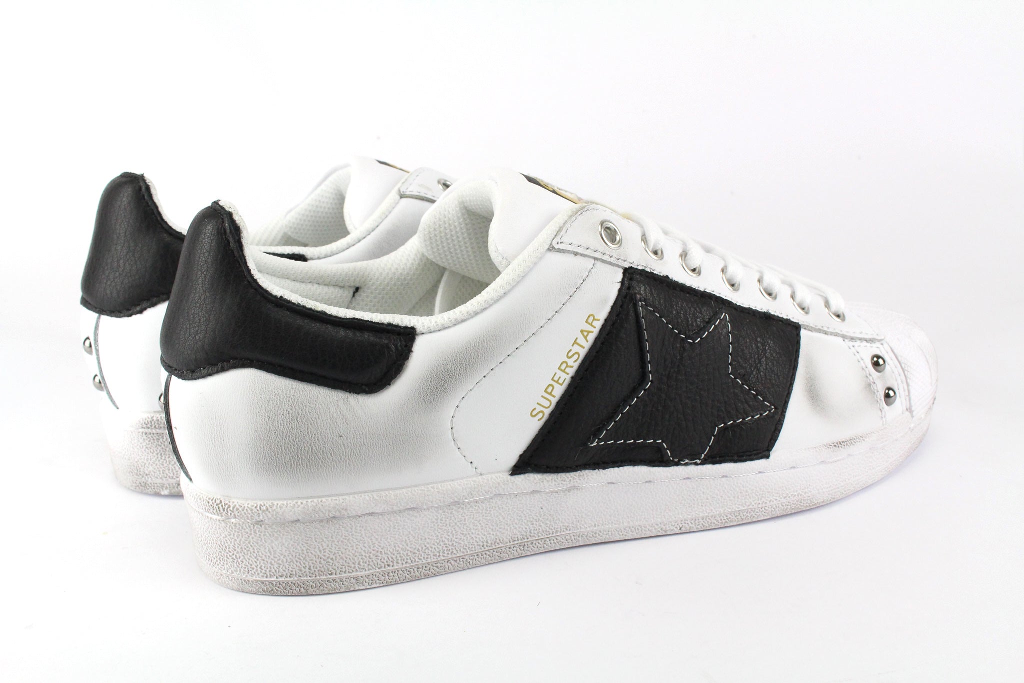 Adidas Superstar Black Star Line