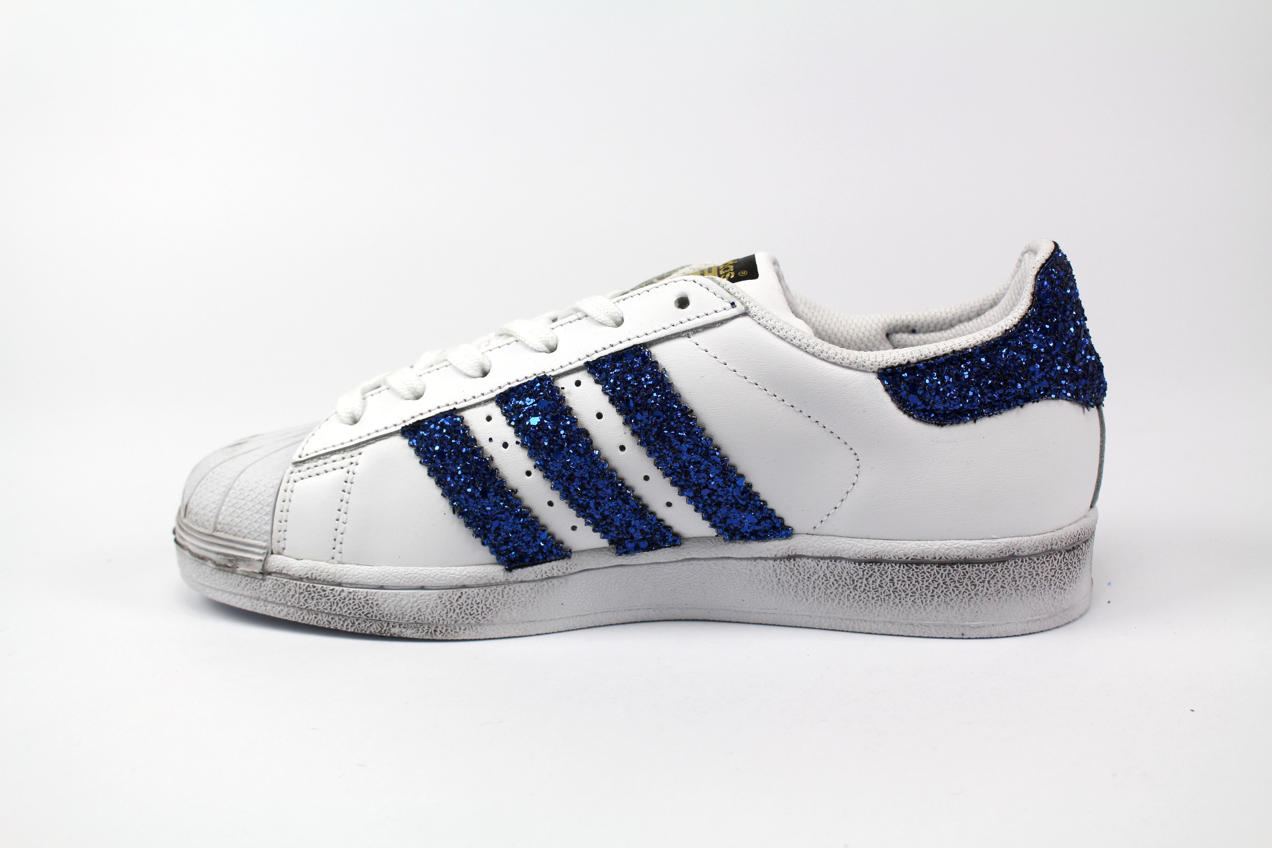 Adidas Superstar Blu Glitter