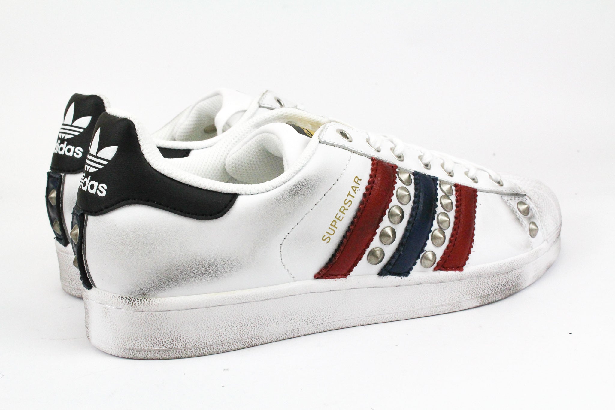 Adidas Superstar Blue/Red & Borchie