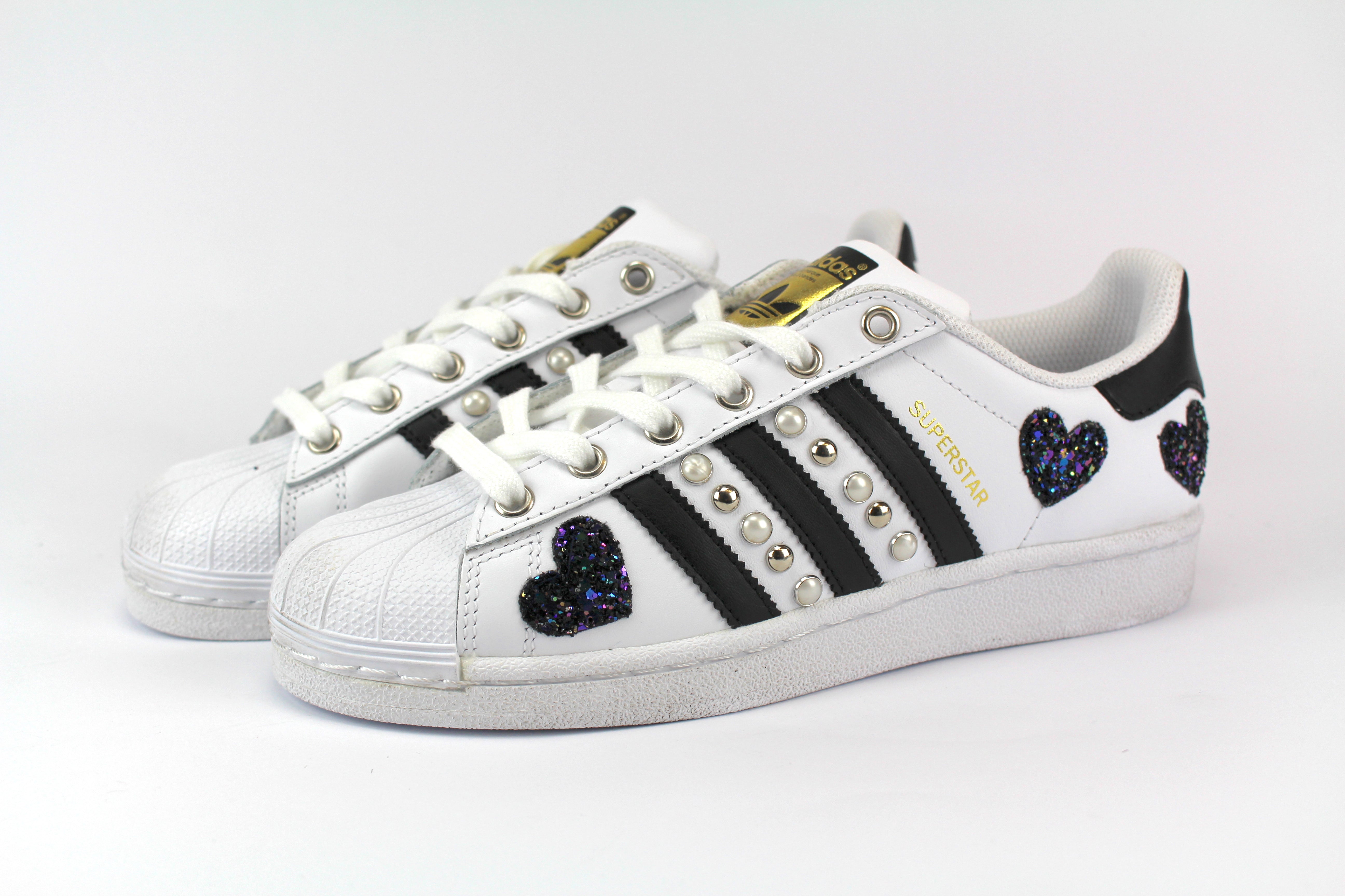 Adidas Superstar Borchie & Cuori Black Iris