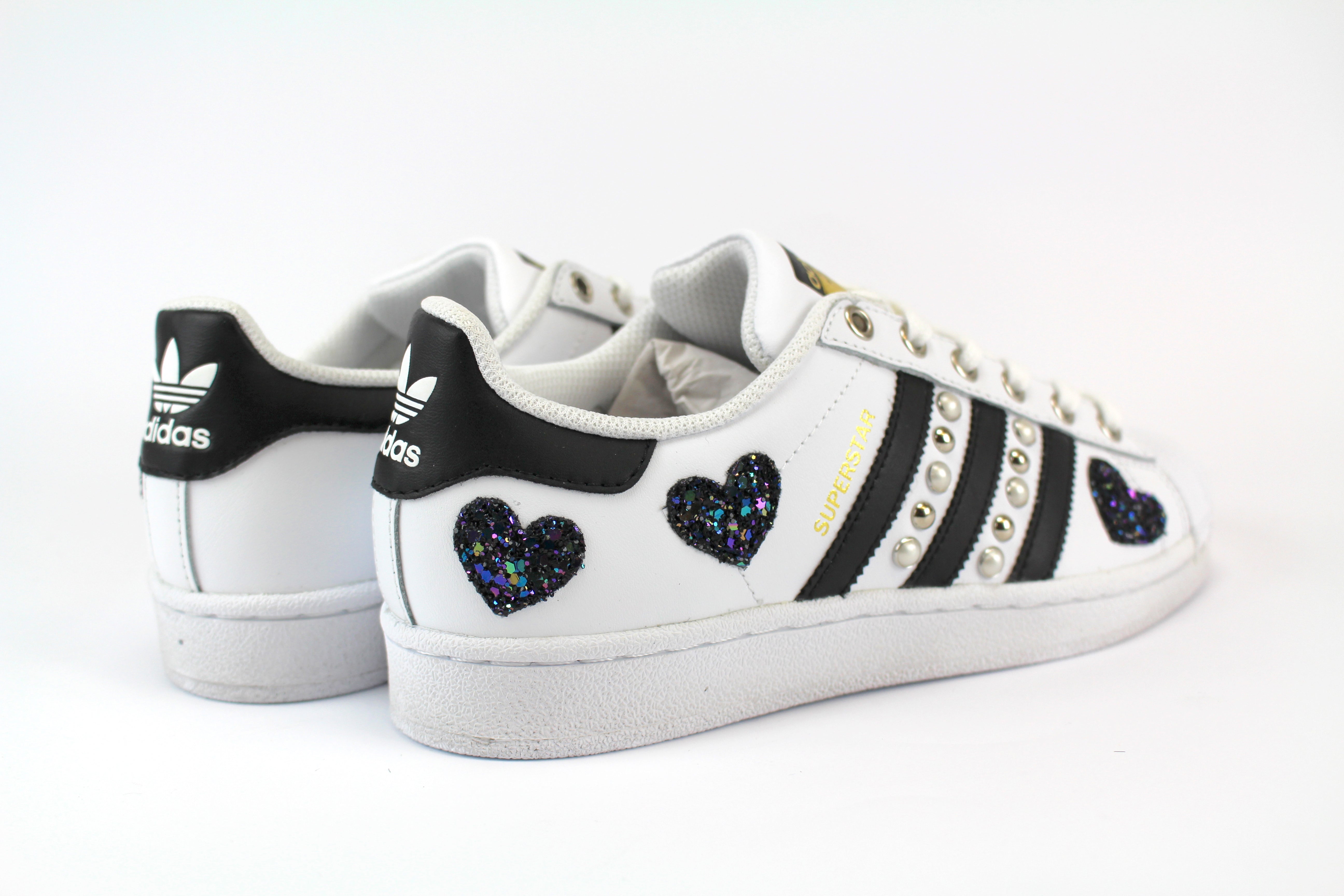 Adidas Superstar Borchie & Cuori Black Iris