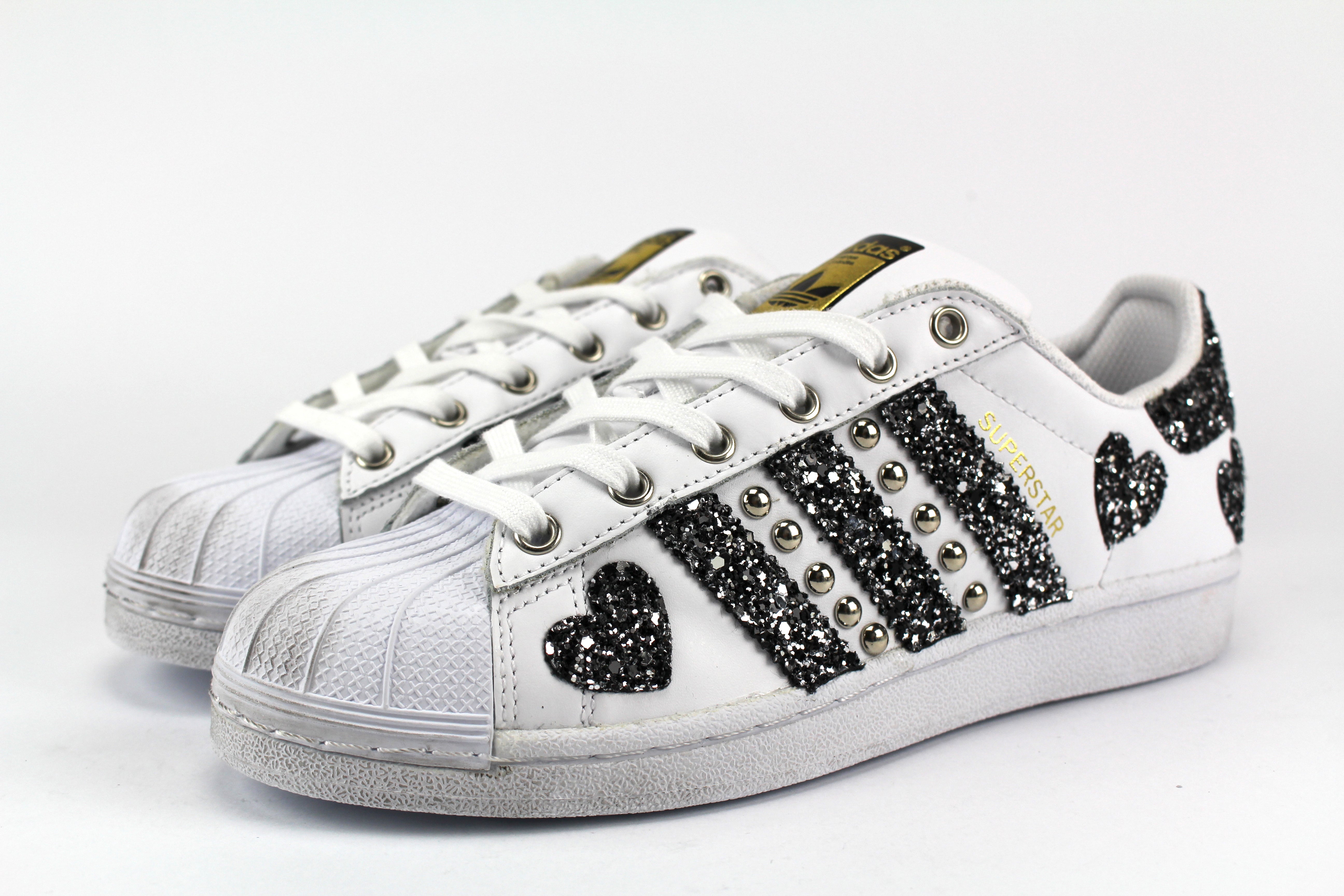 Adidas Superstar Borchie & Cuori Black Silver