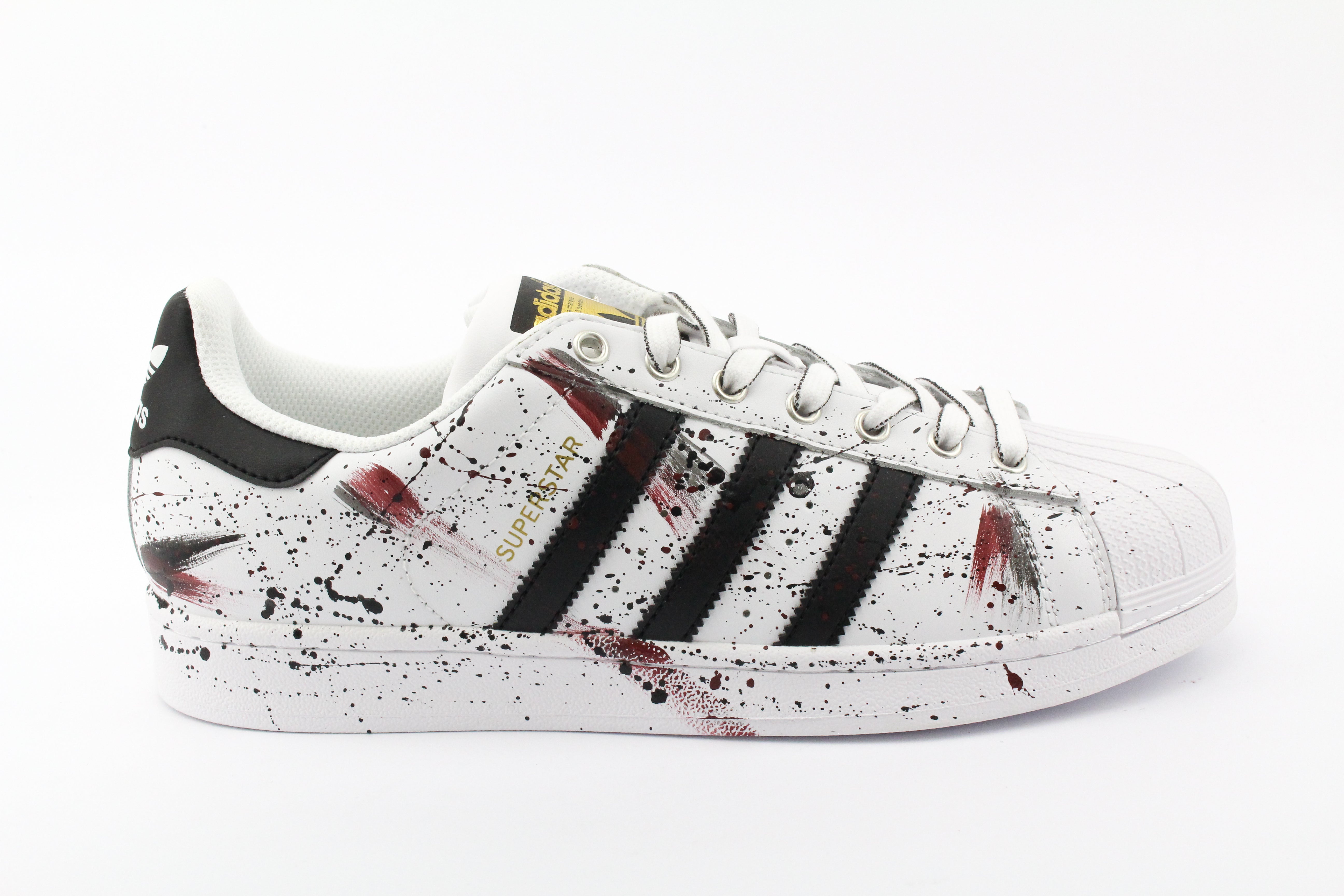 Adidas Superstar Bordeaux/ Black Vernice