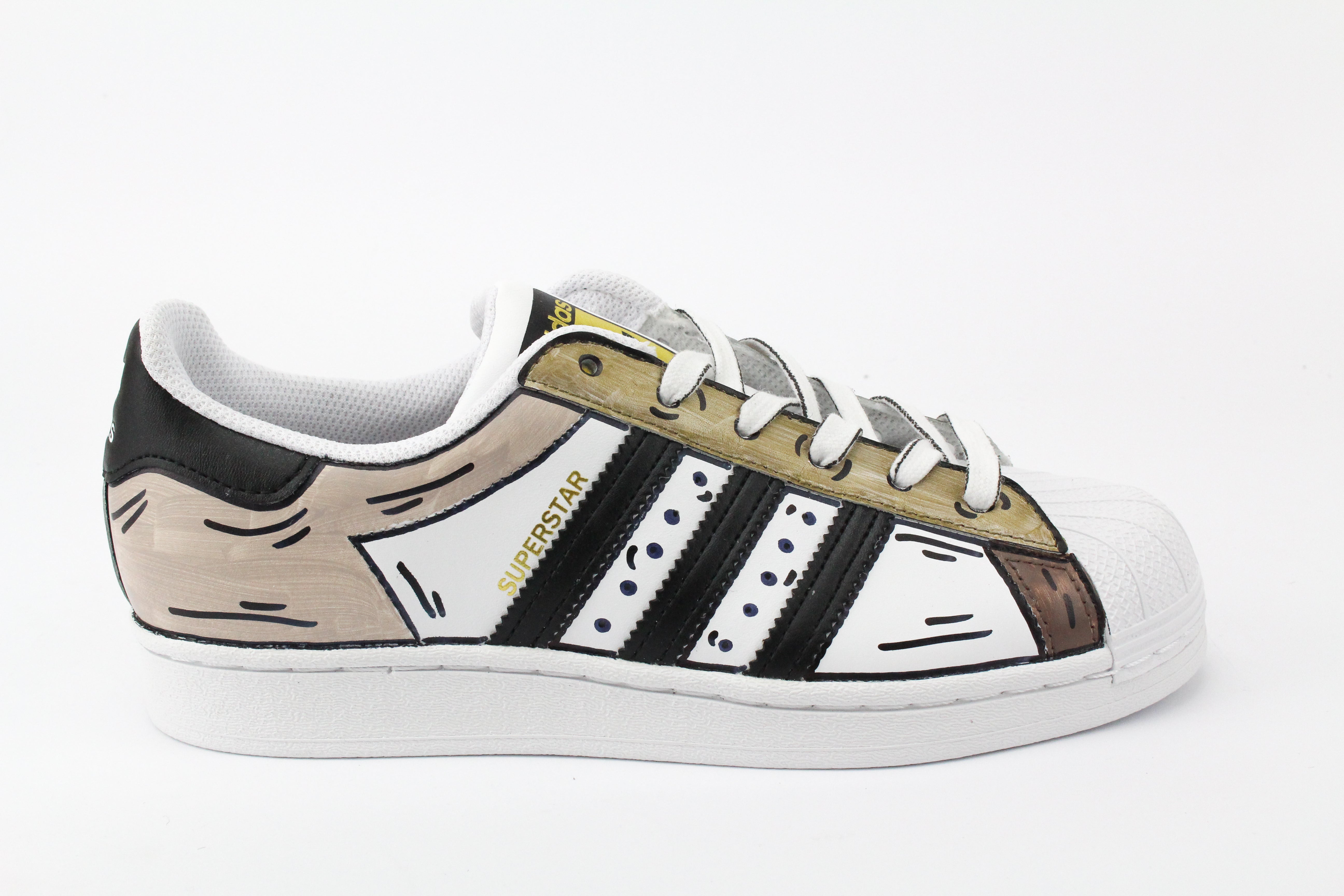 Adidas Superstar Cartoon Brown