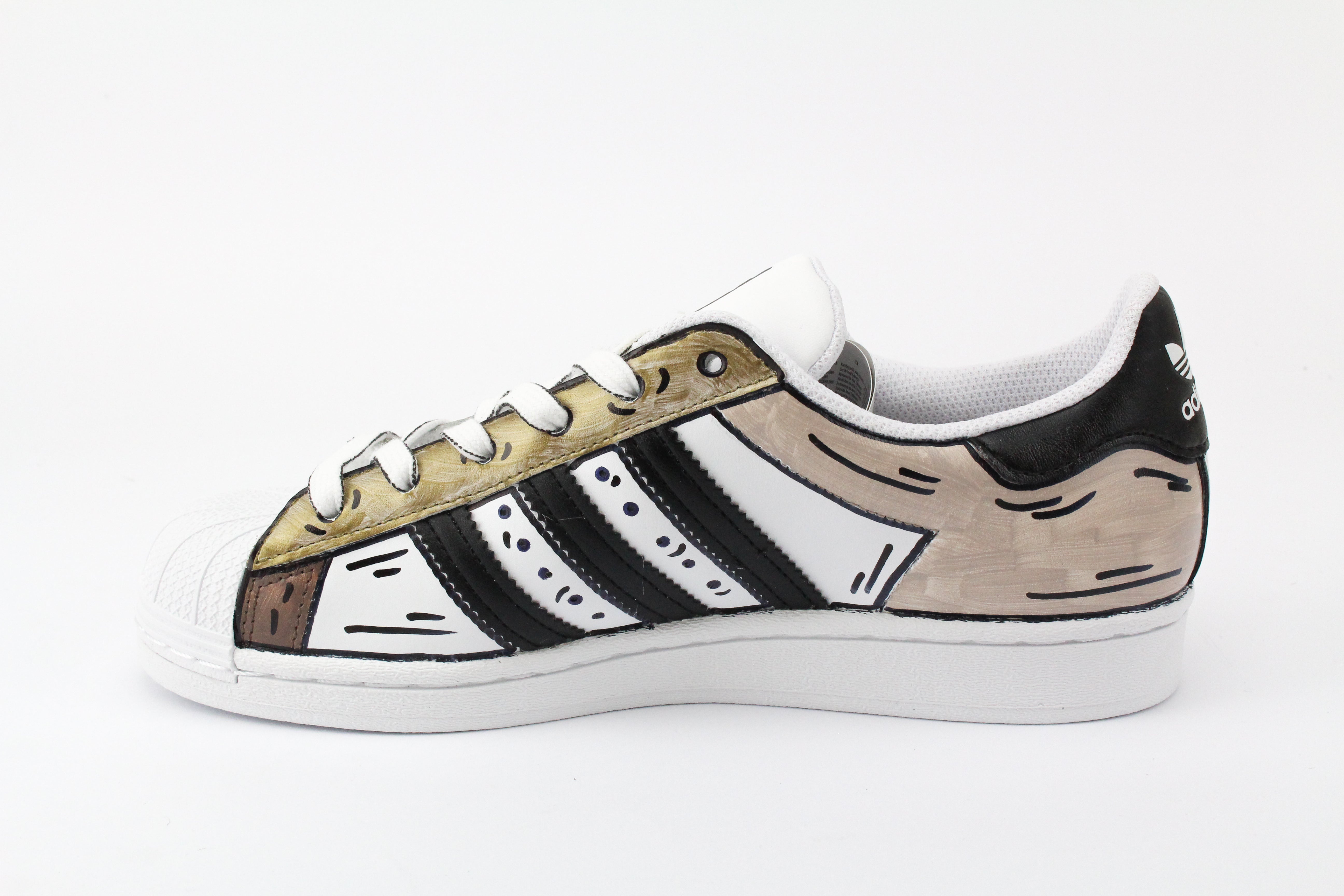 Adidas Superstar Cartoon Brown