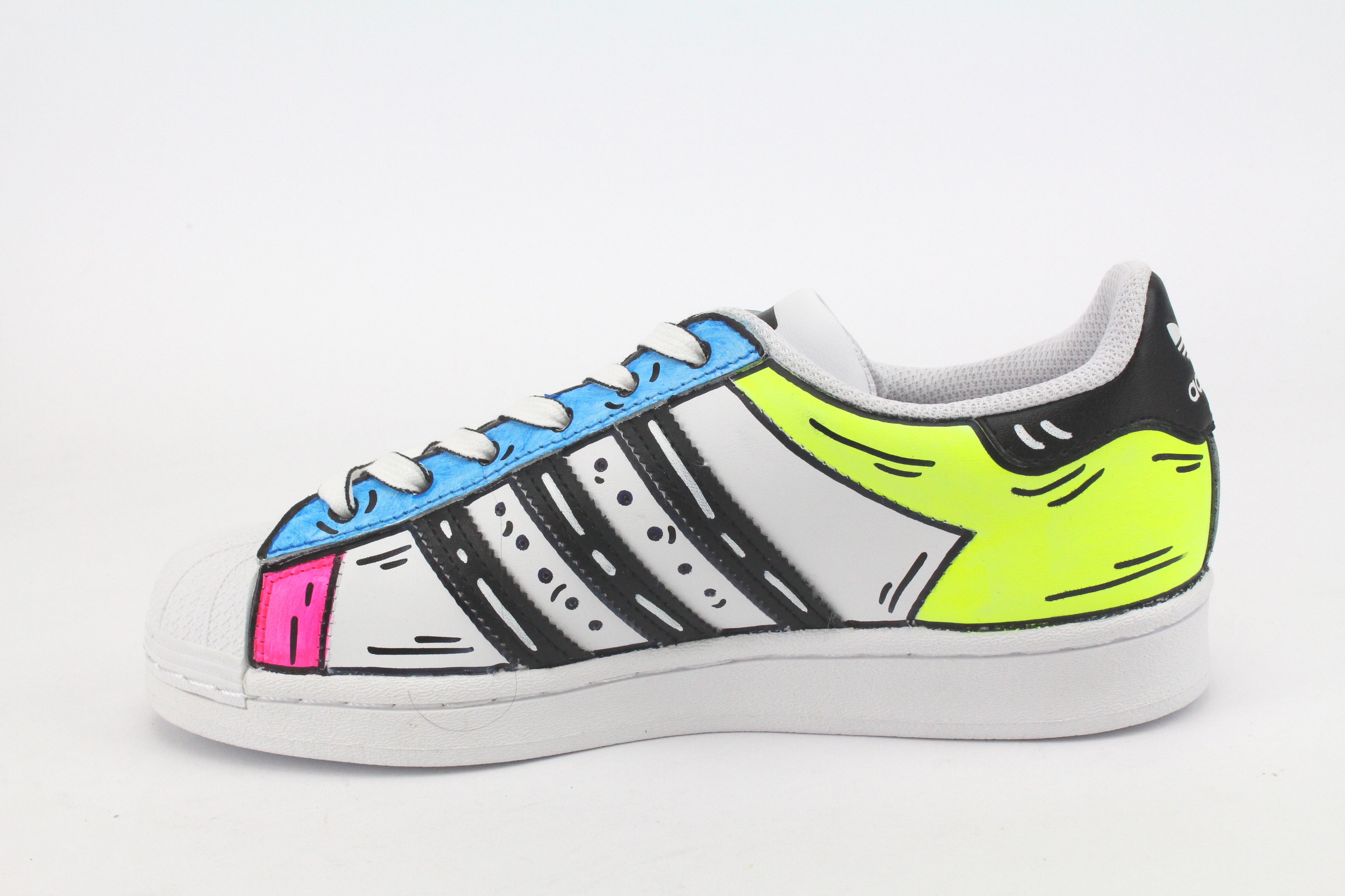 Adidas Superstar Cartoon Fluo