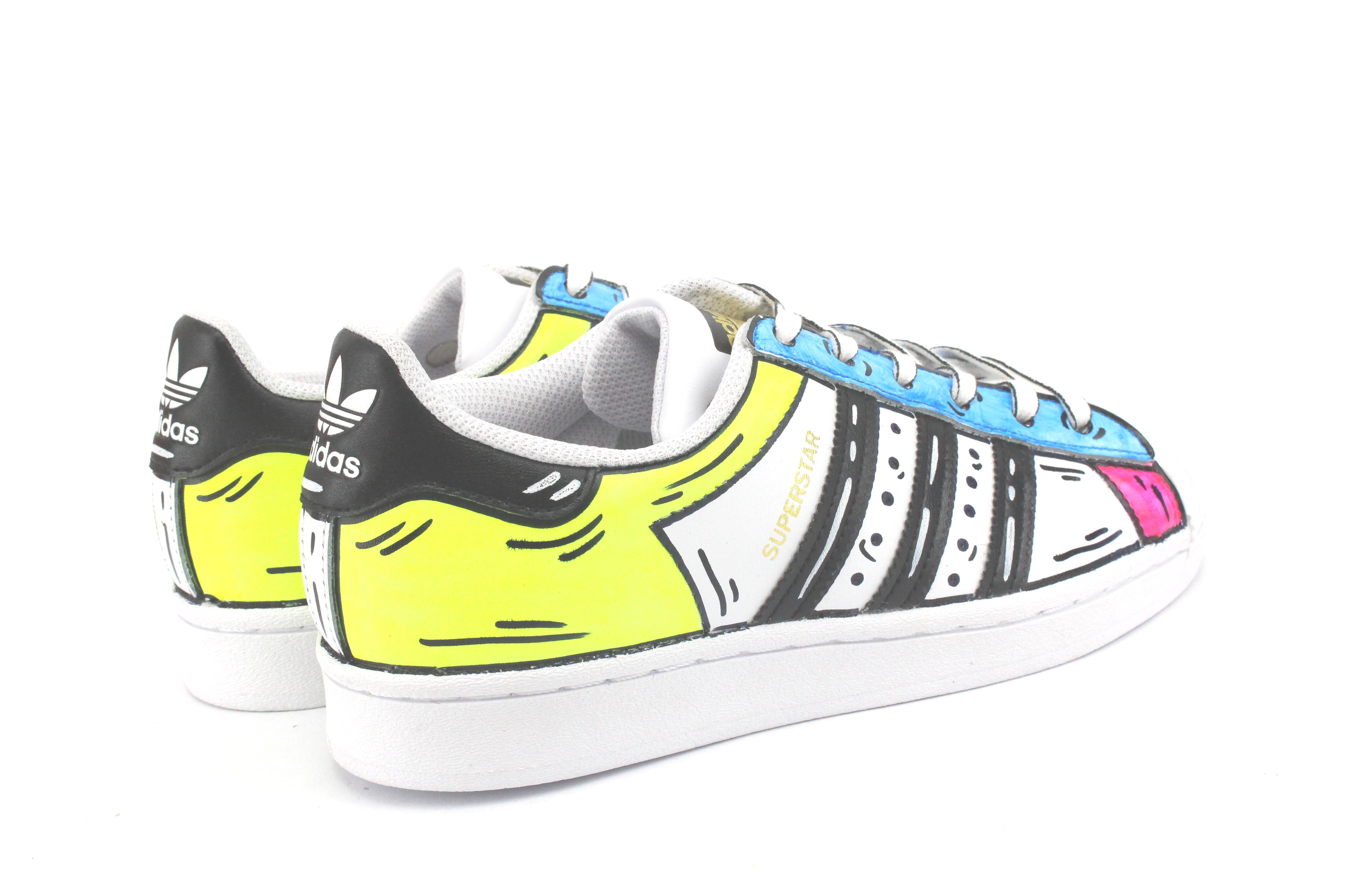 Adidas Superstar Cartoon Fluo