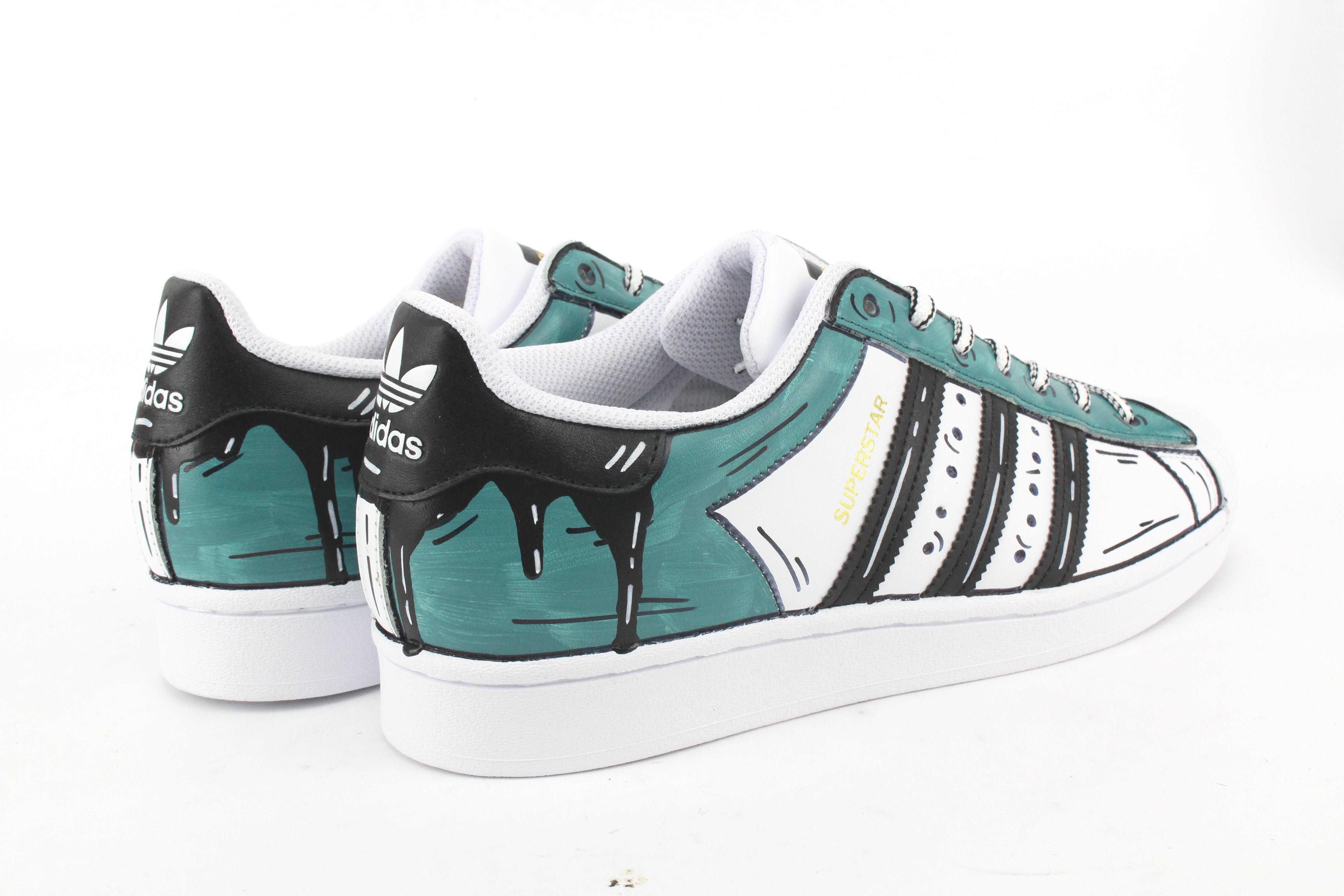 Adidas Superstar Cartoon Slime Petrolio