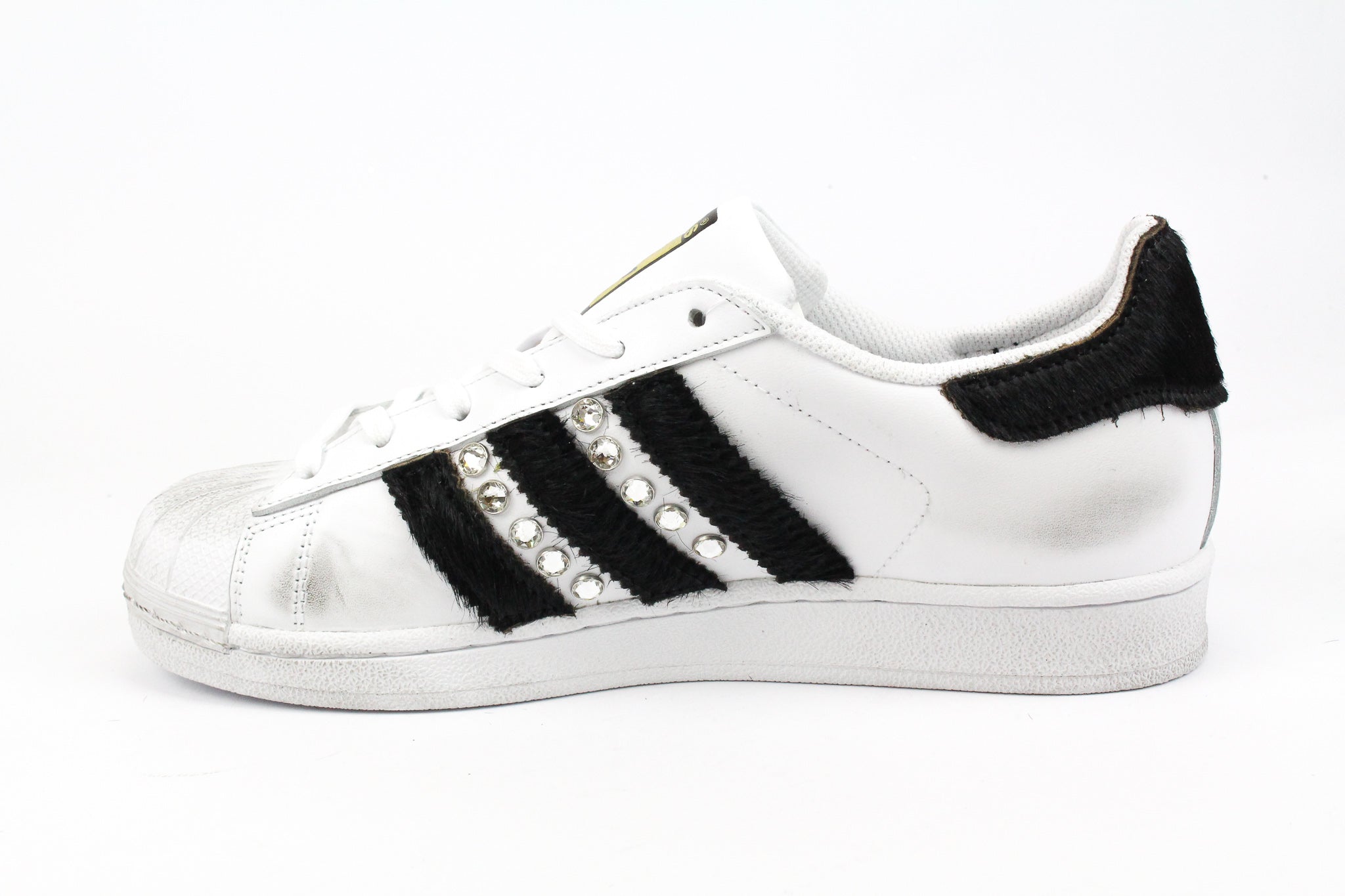 Adidas Superstar Cavallino Nero & Strass