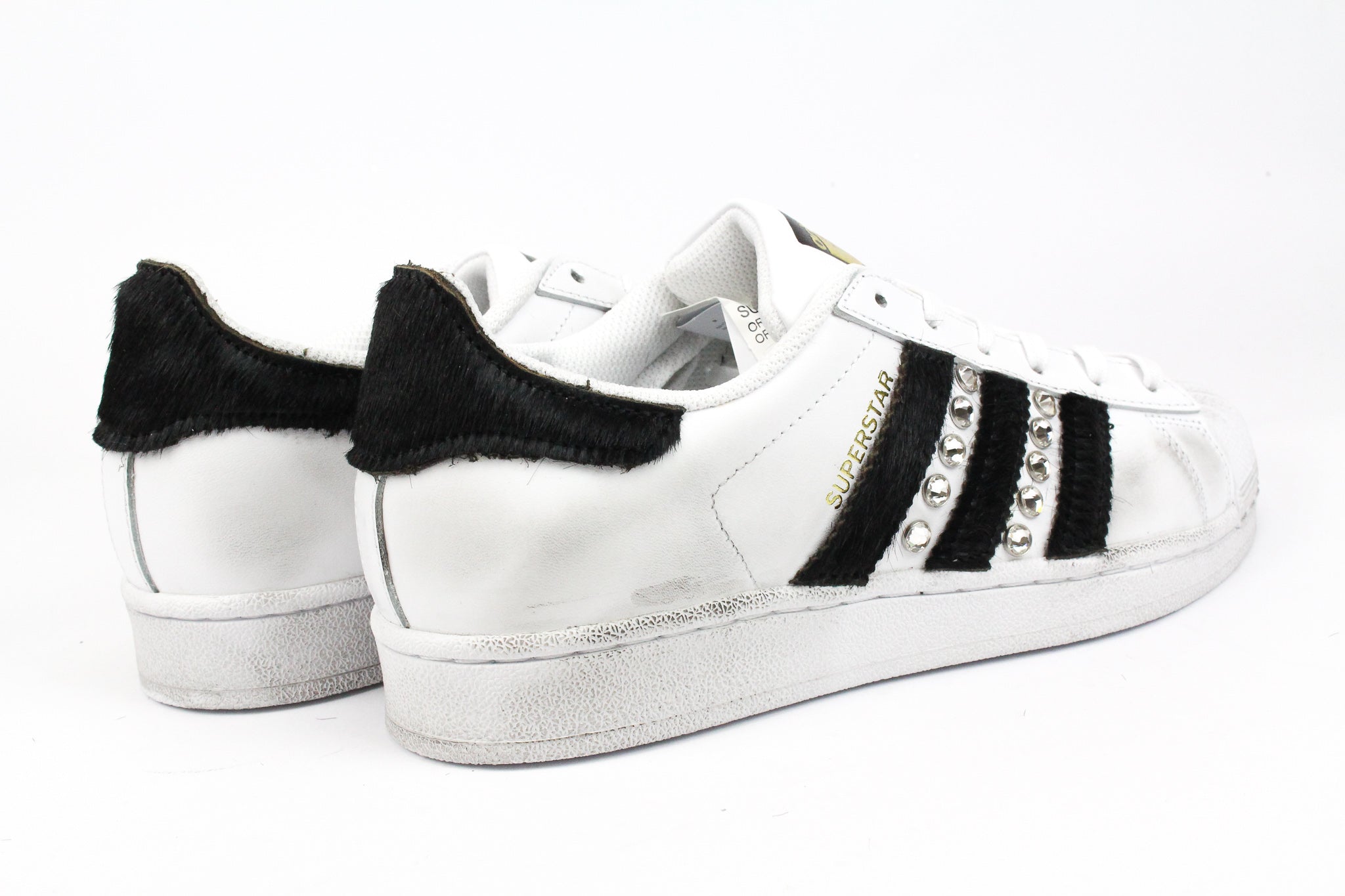 Adidas Superstar Cavallino Nero & Strass