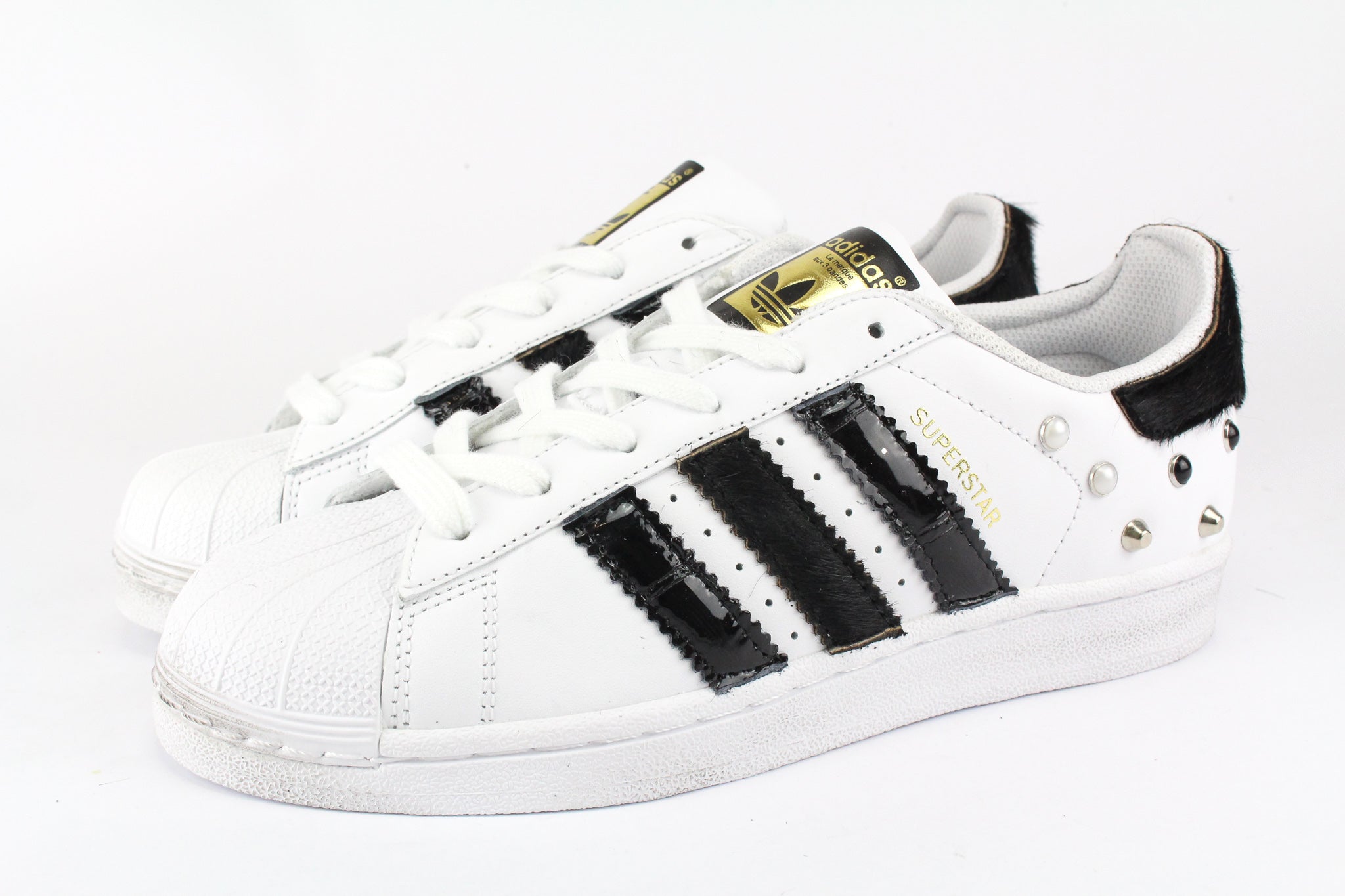 Adidas Superstar Cavallino Nero Cocco & Borchie