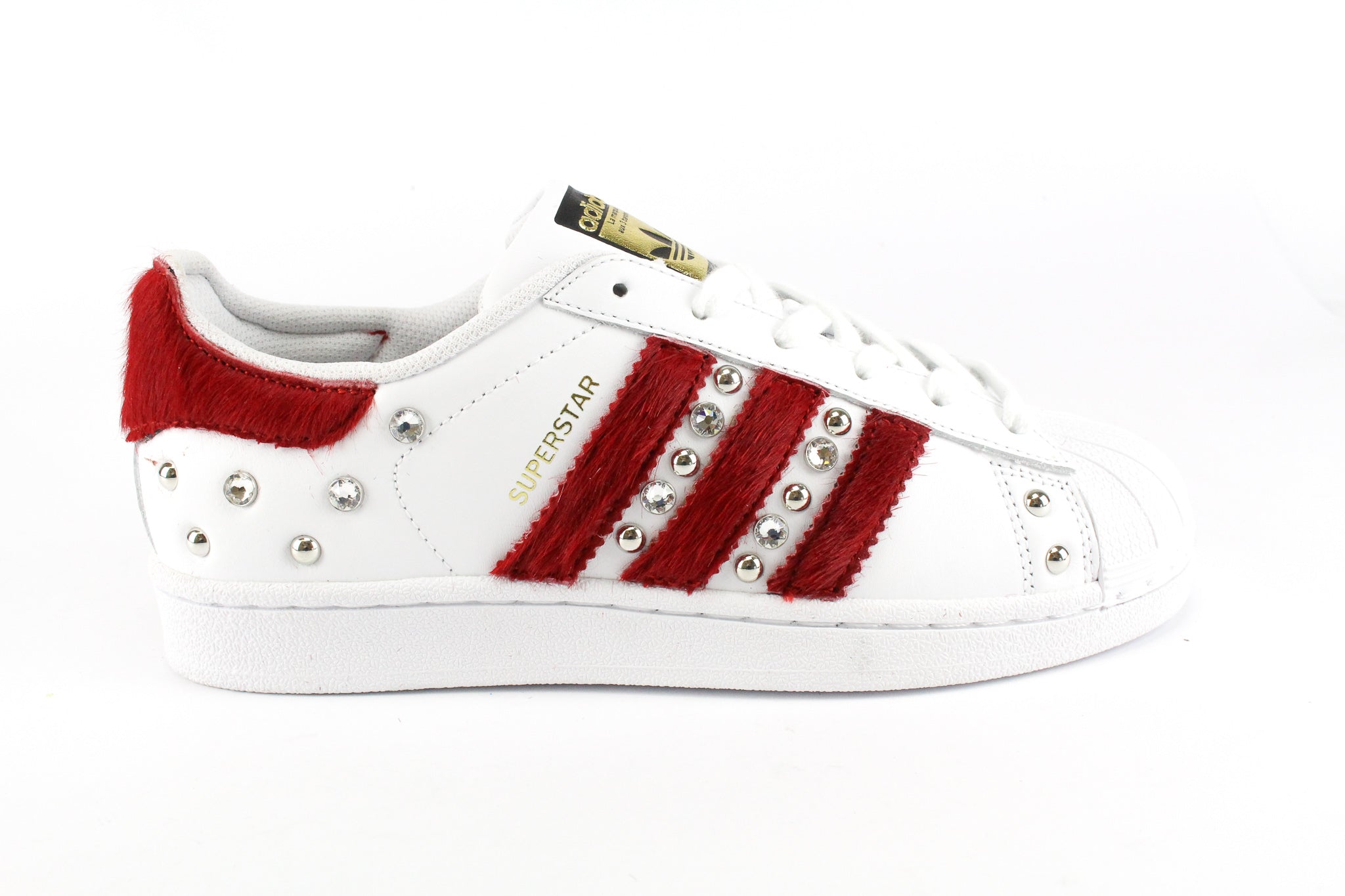 Adidas Superstar Cavallino Rosso & Strass