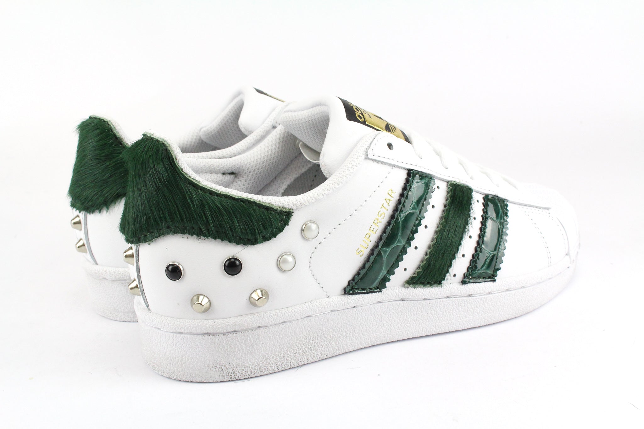 Adidas Superstar Cavallino Verde Cocco & Borchie