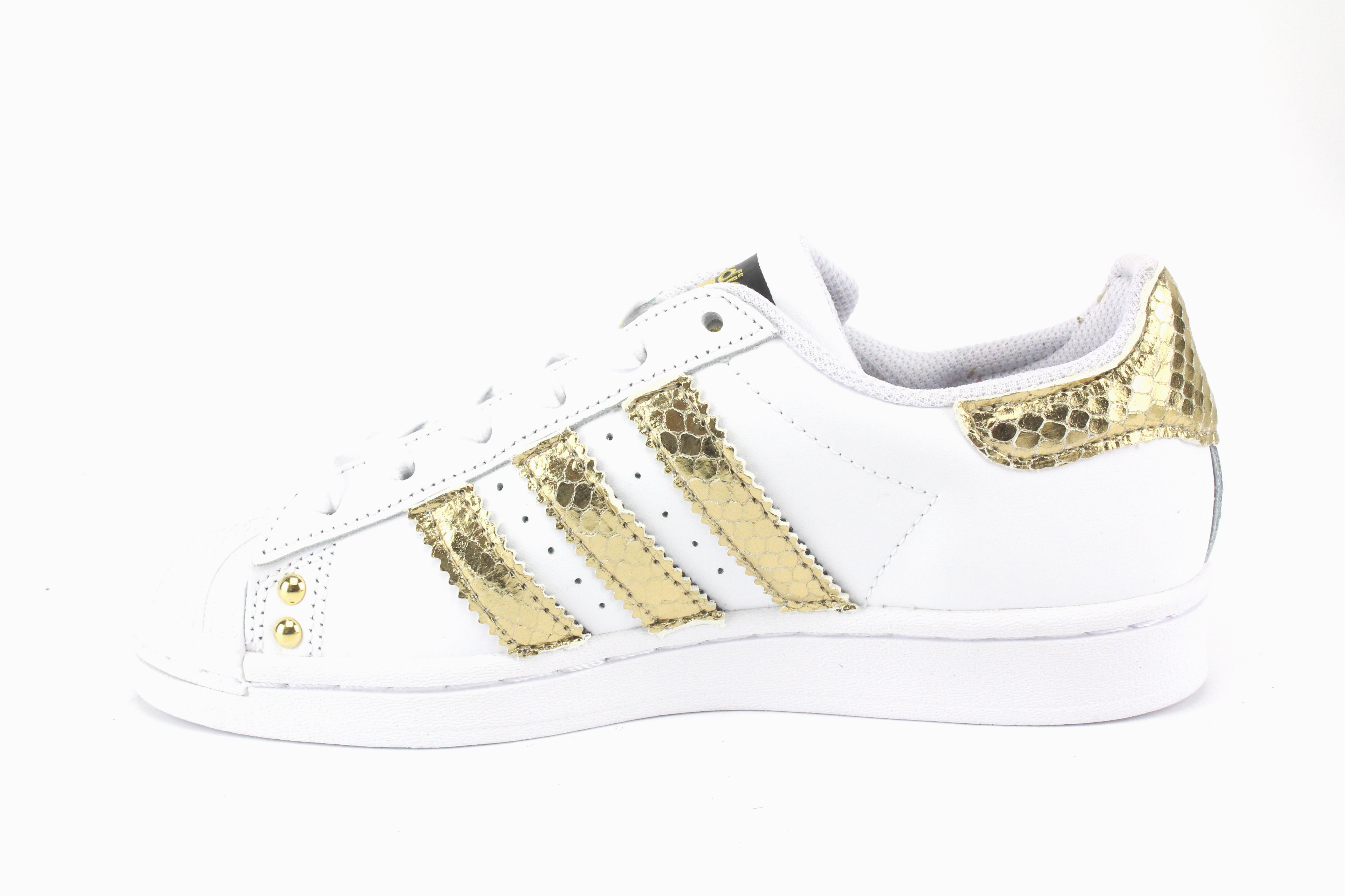 Adidas Superstar Cocco Laminato Gold & Strass