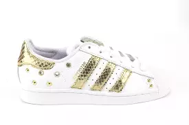 Adidas Superstar Cocco Laminato Gold & Strass