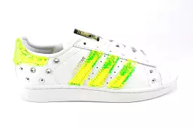 Adidas Superstar Fluo Paillettes Strass & Borchie