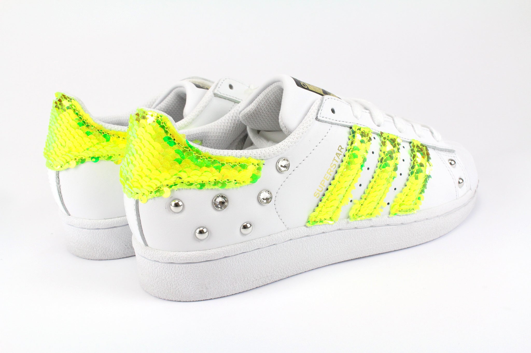 Adidas Superstar Fluo Paillettes Strass & Borchie