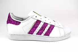 Adidas Superstar Fucsia Glitter