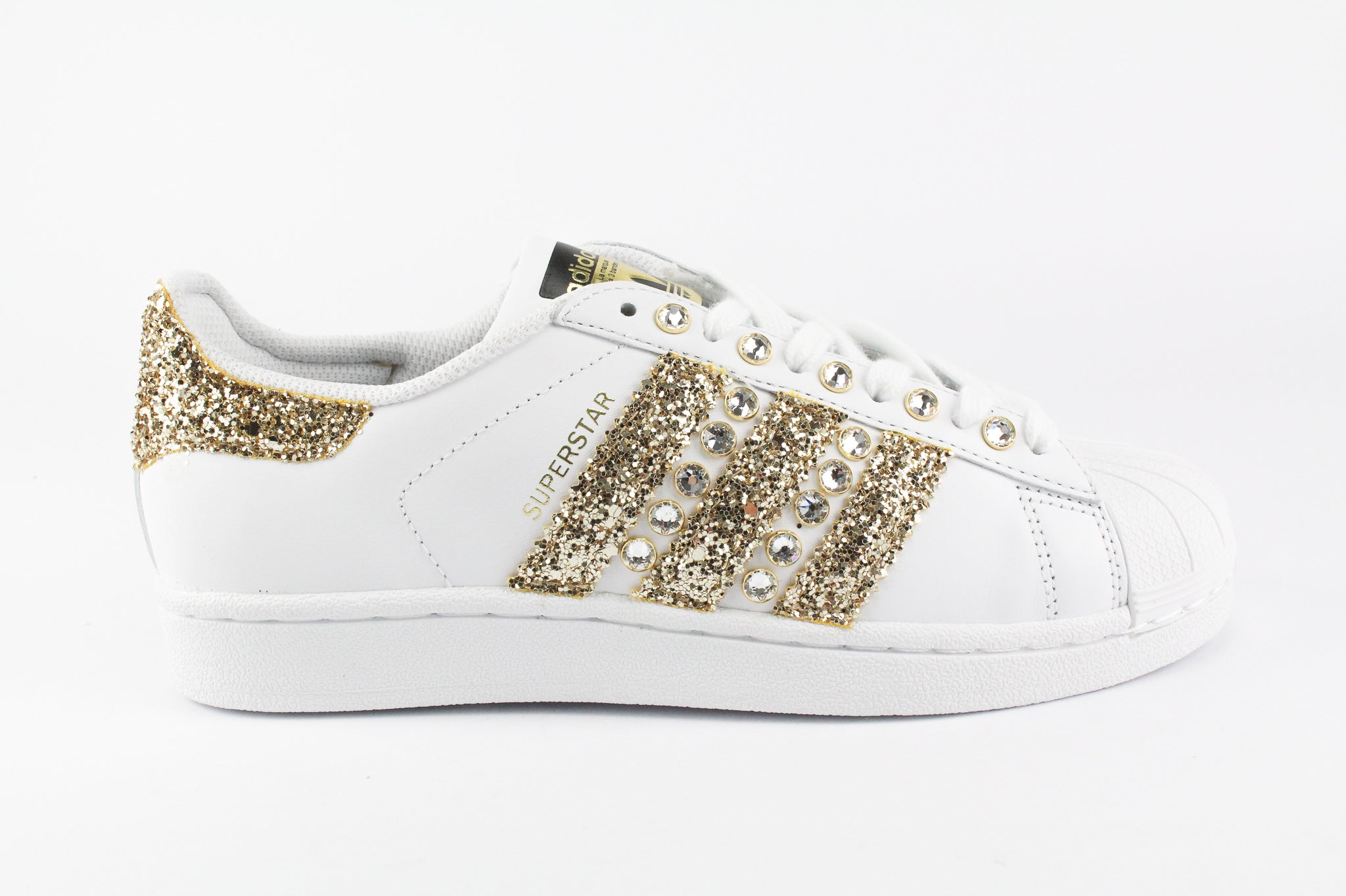 Adidas Superstar Gold Glitter & Strass