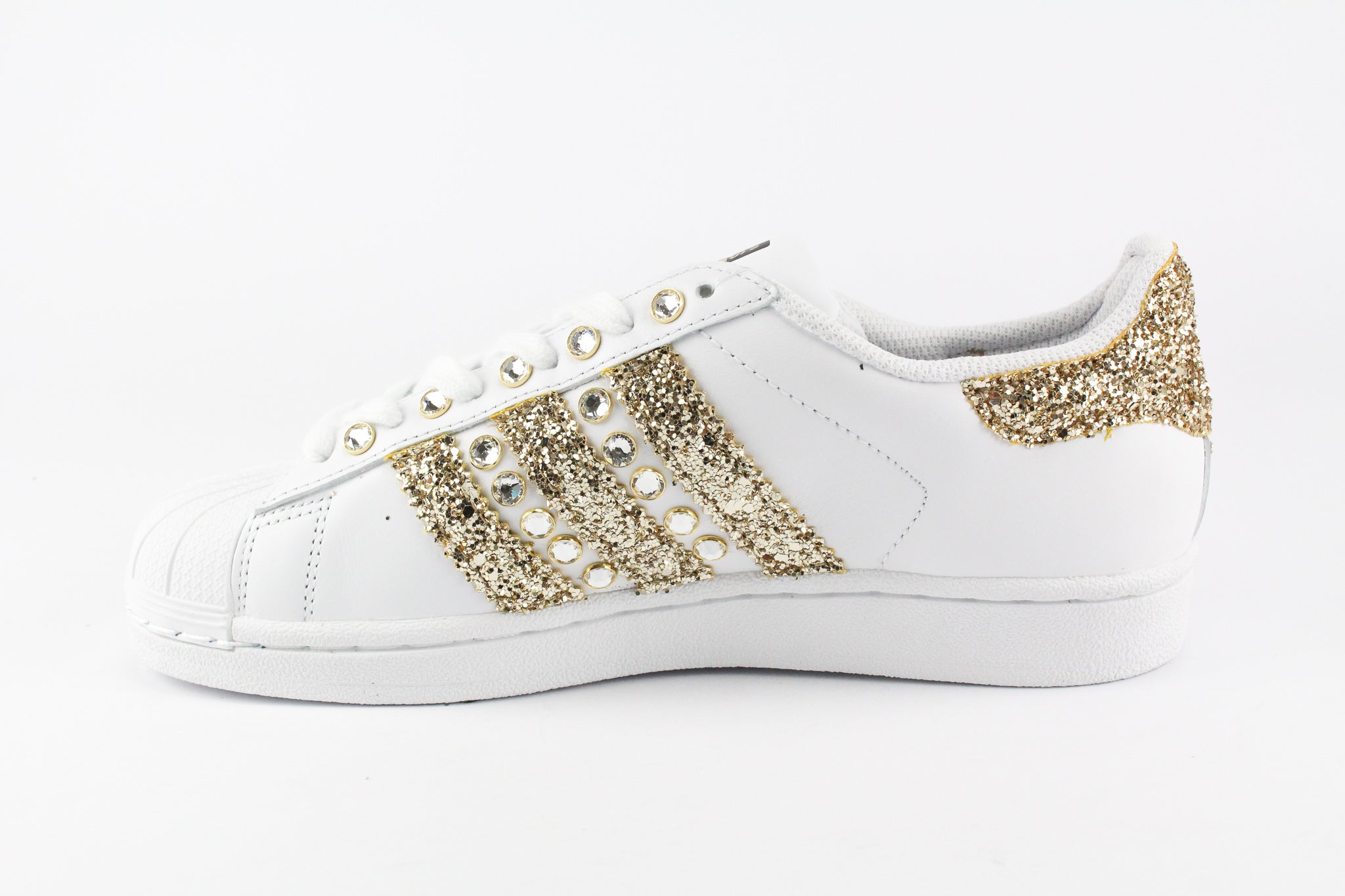 Adidas Superstar Gold Glitter & Strass