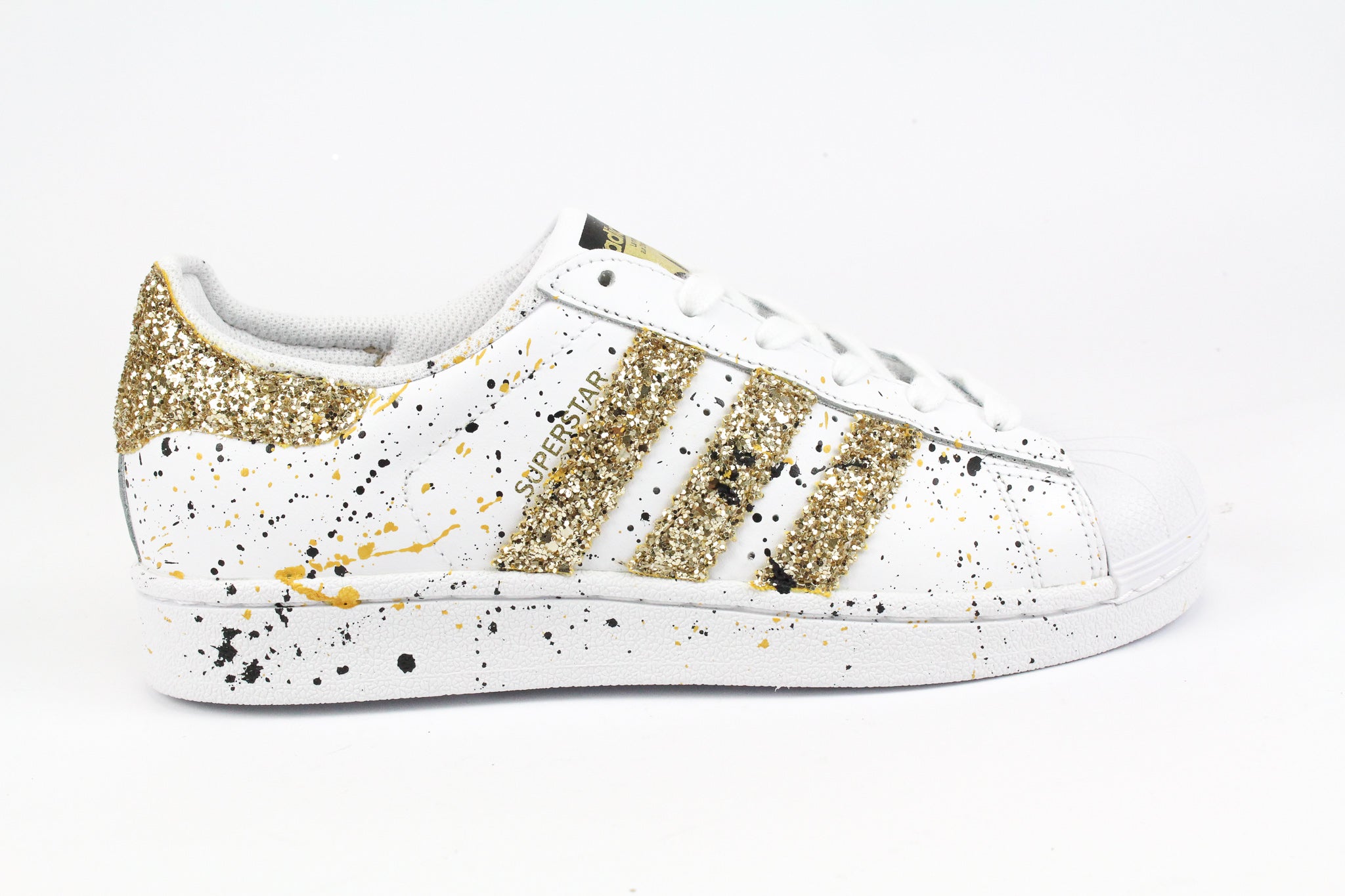 Adidas Superstar Gold Glitter & Vernice