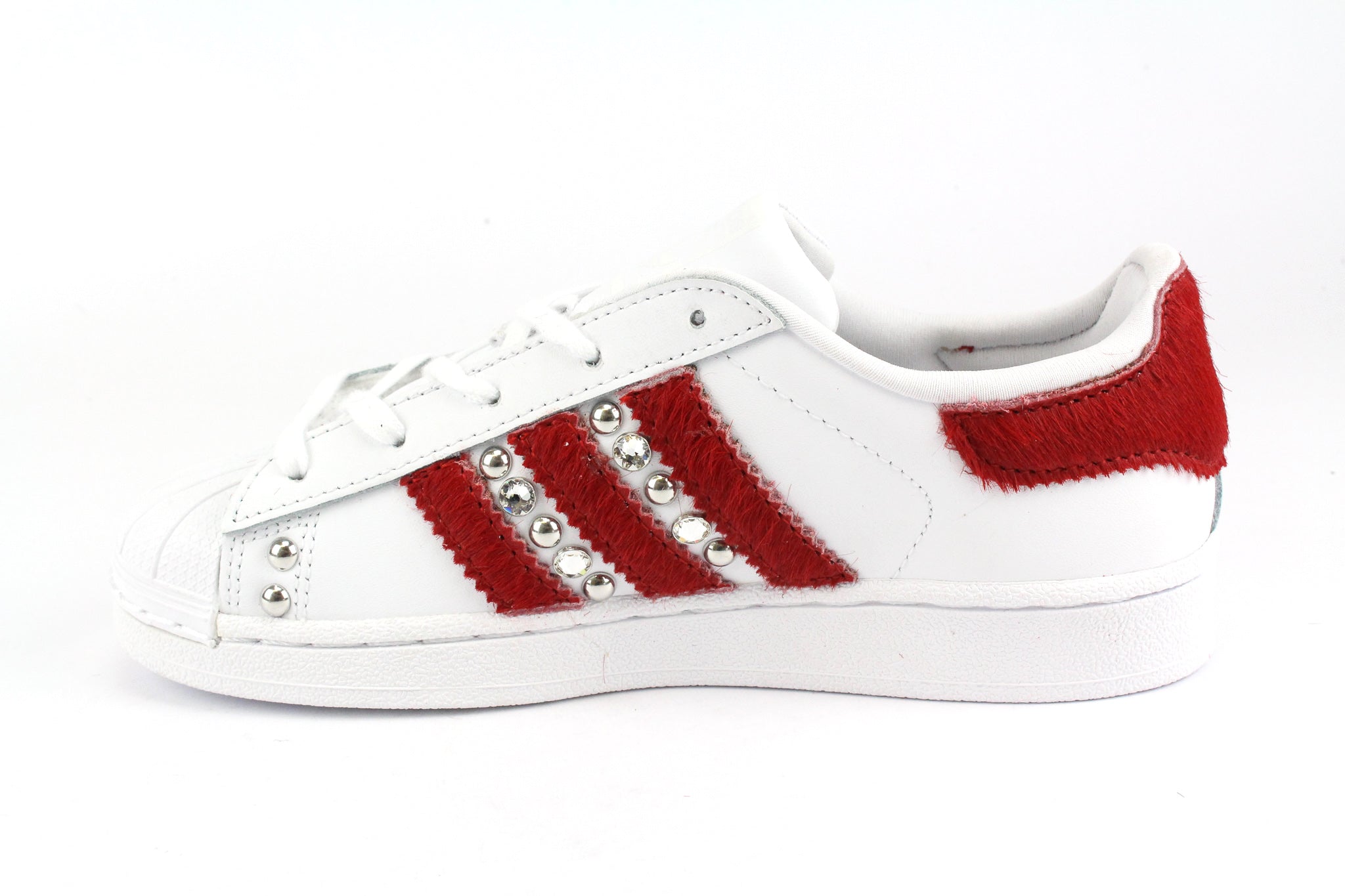 Adidas Superstar J Cavallino Rosso & Strass