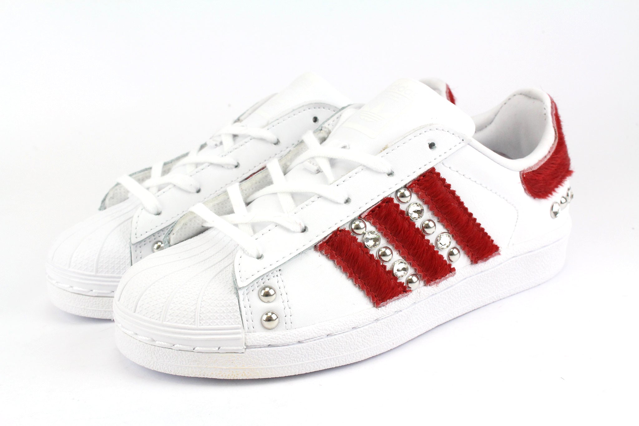 Adidas Superstar J Cavallino Rosso & Strass