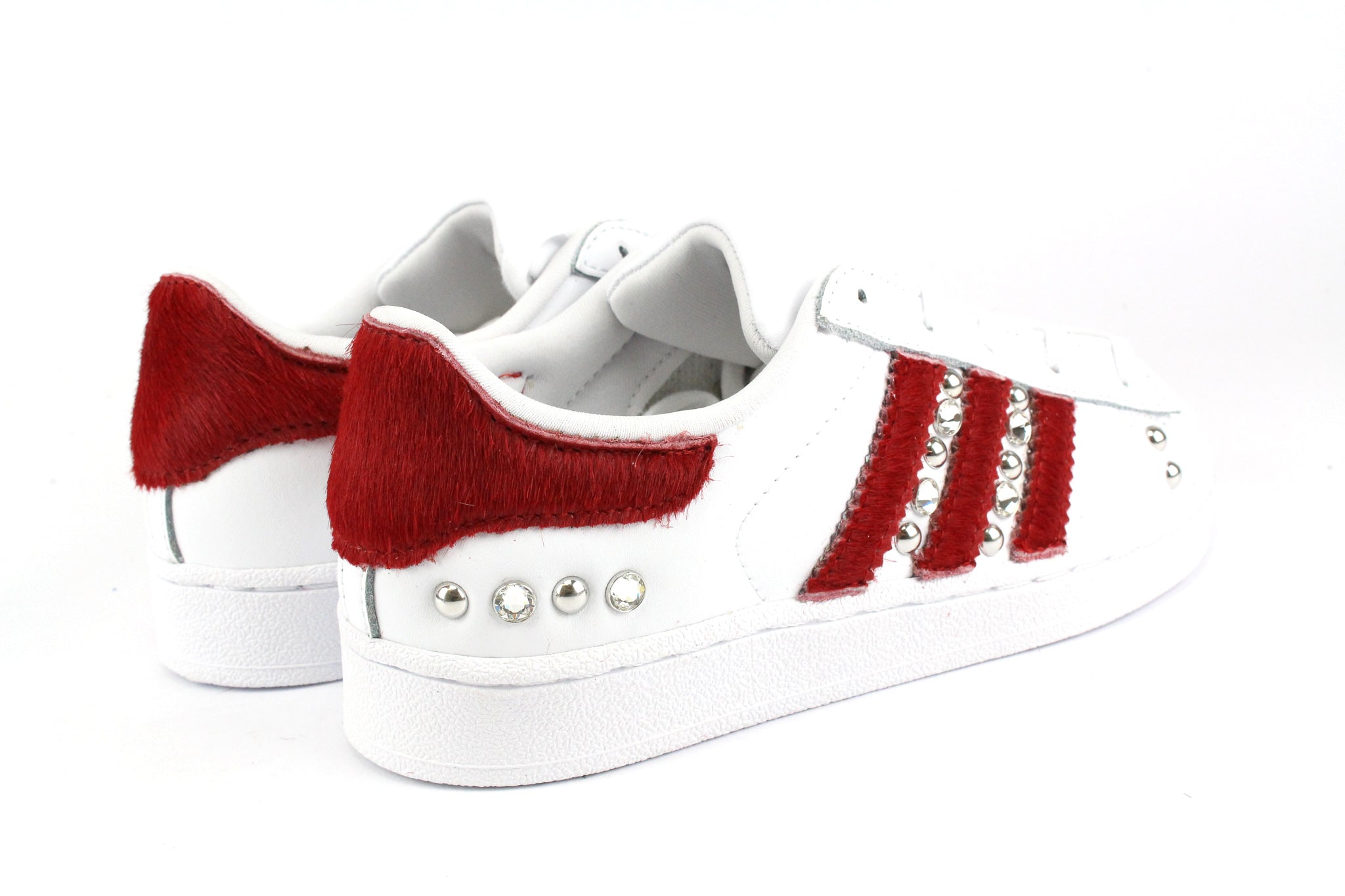 Adidas Superstar J Cavallino Rosso & Strass