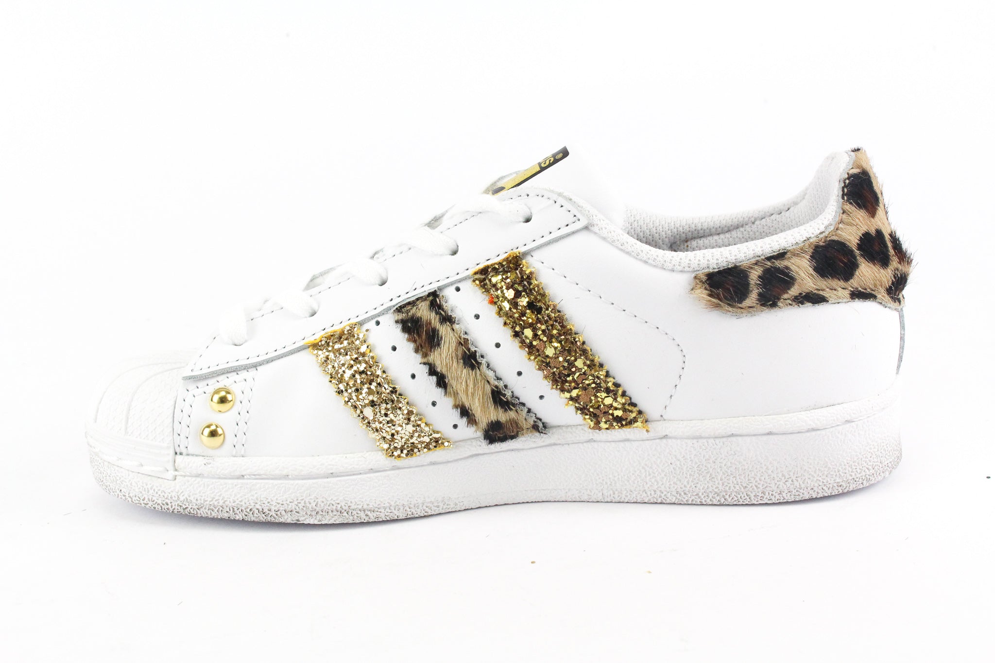 Adidas Superstar J Maculate Glitter & Borchie