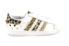 Adidas Superstar J Maculate Glitter & Borchie