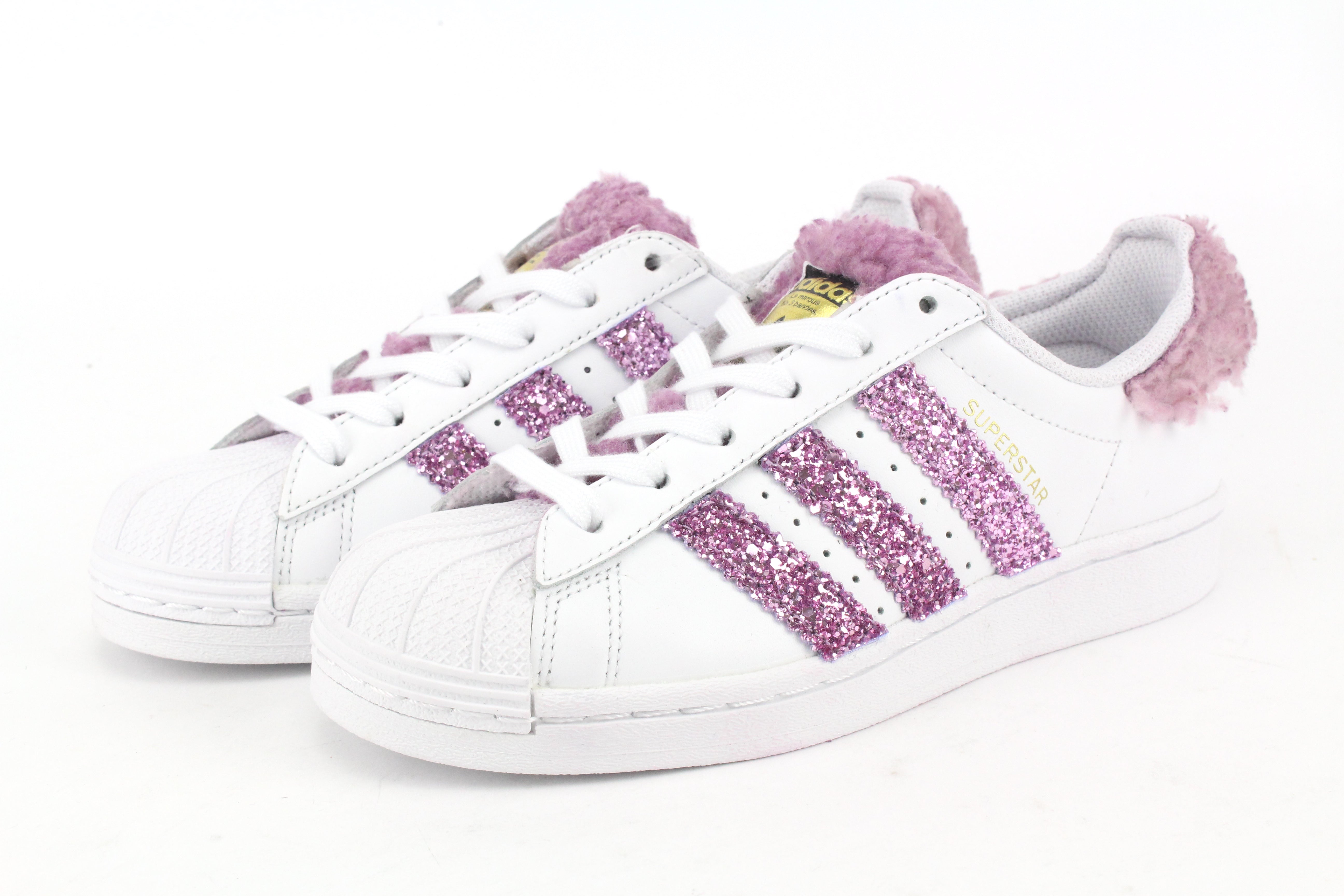 Adidas Superstar Lamb Rosa & Glitter Rosa