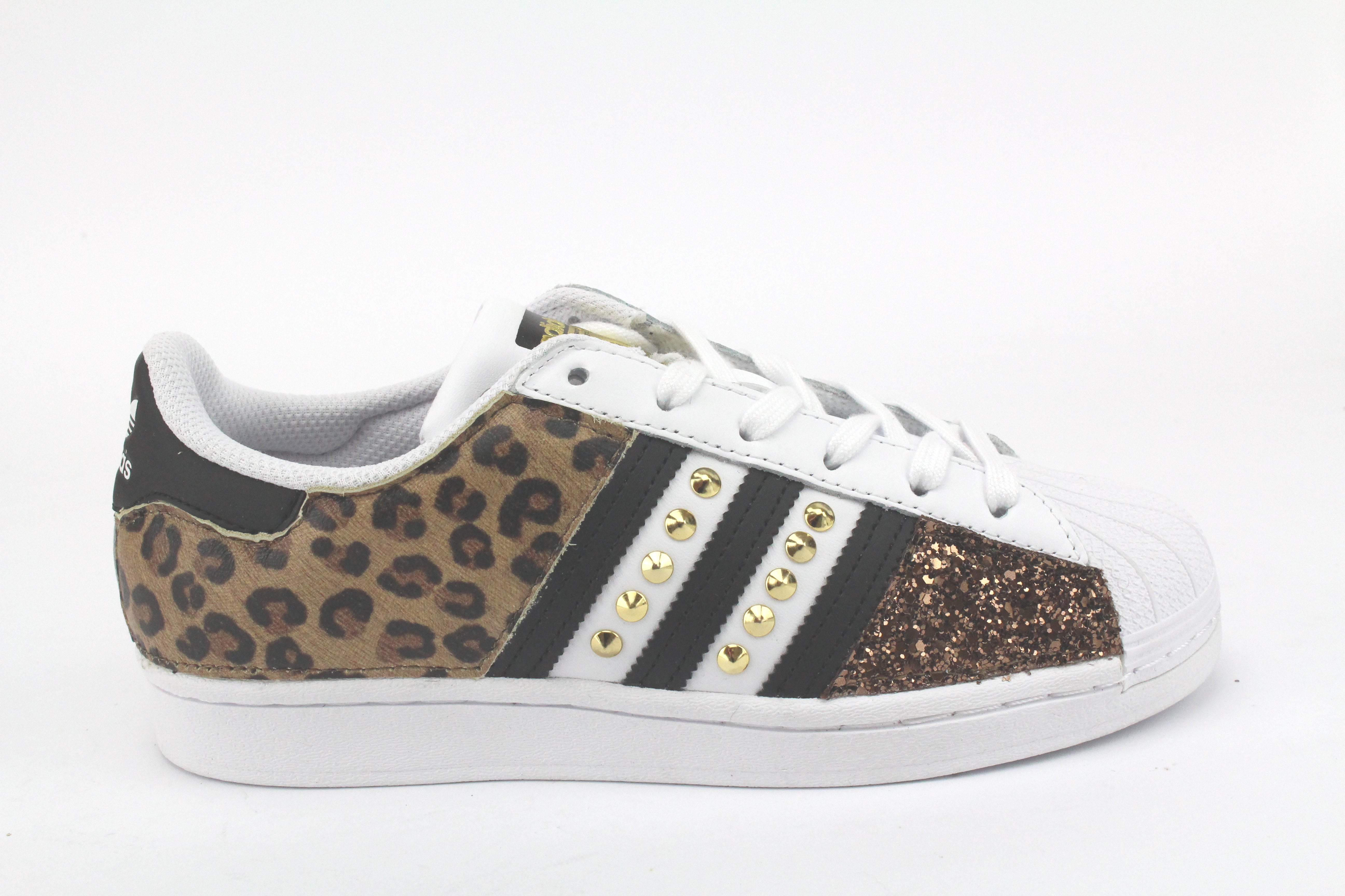 Adidas Superstar Maculate Glitter Brown & Borchie