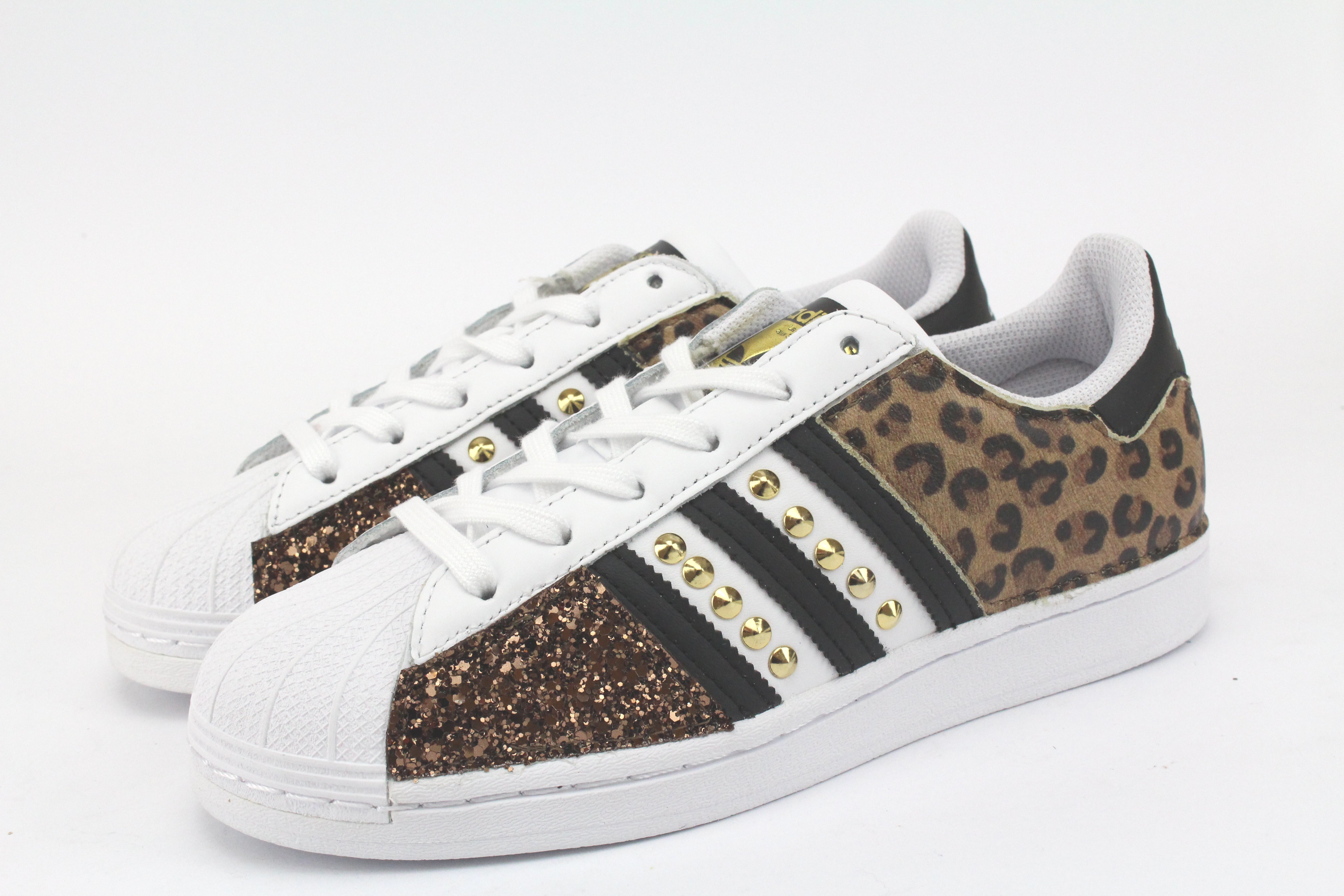 Adidas Superstar Maculate Glitter Brown & Borchie