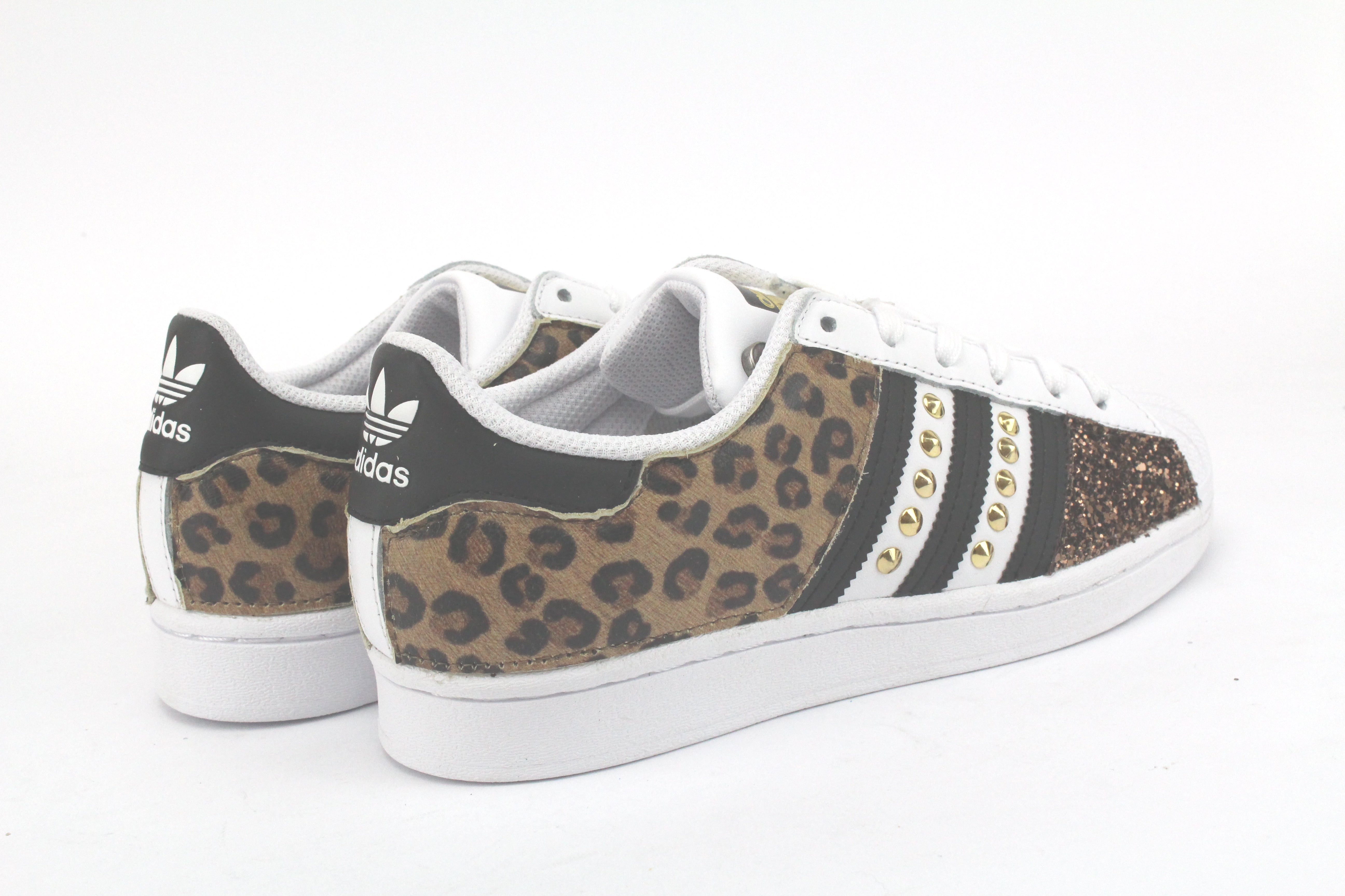 Adidas Superstar Maculate Glitter Brown & Borchie