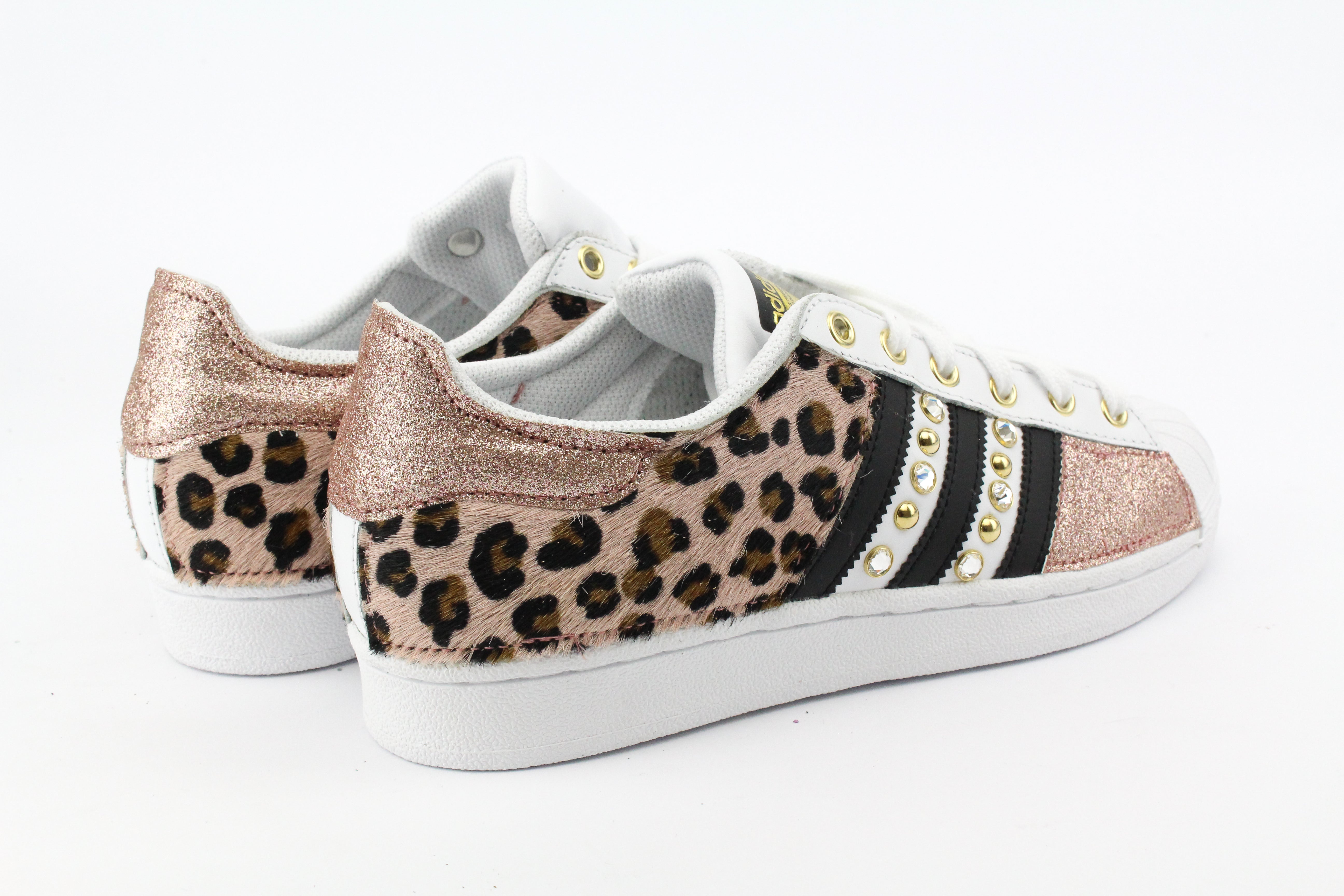 Adidas Superstar Maculate Glitter Pink & Borchie