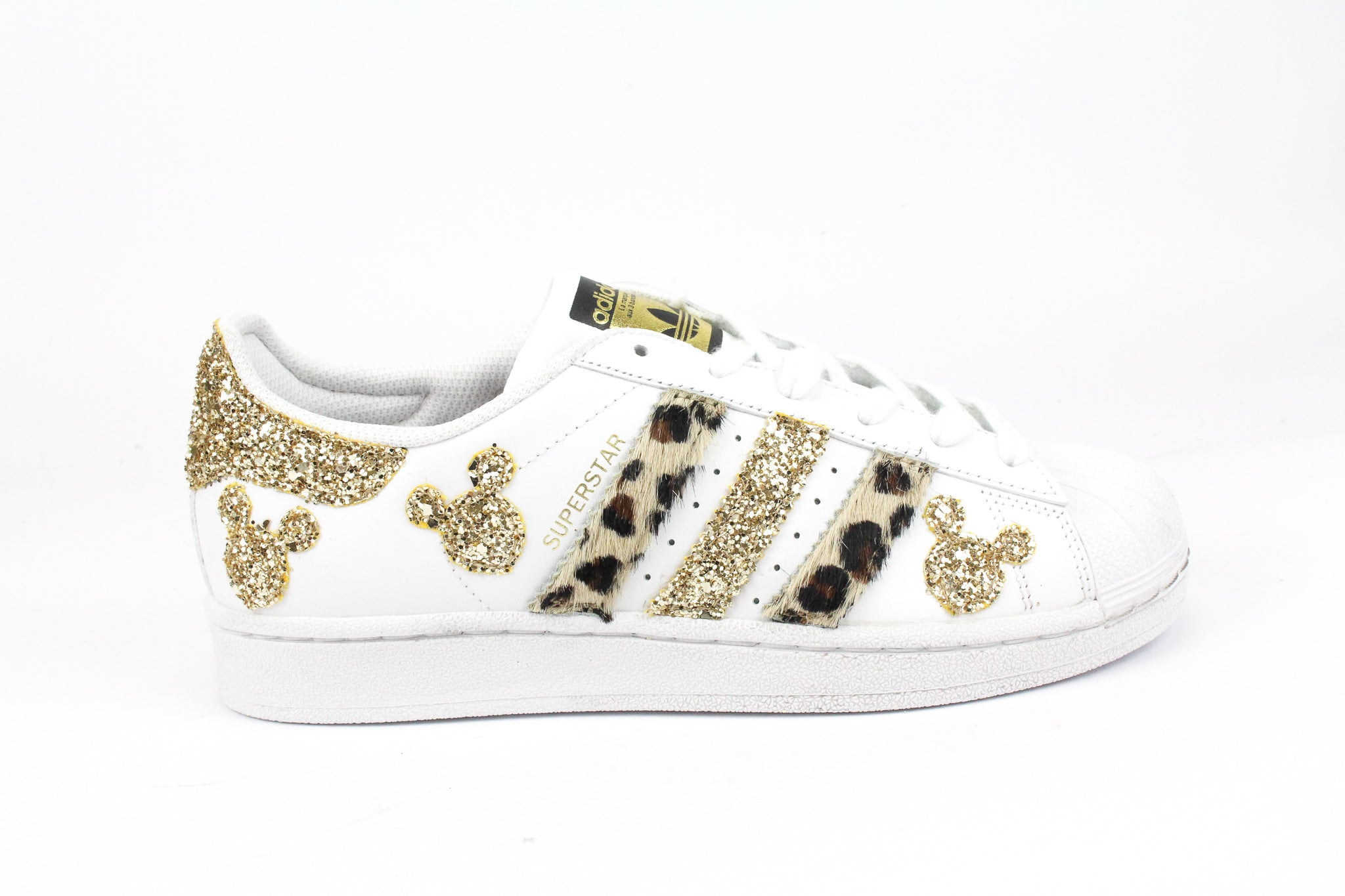 Adidas Superstar Maculate Topolini Gold Glitter