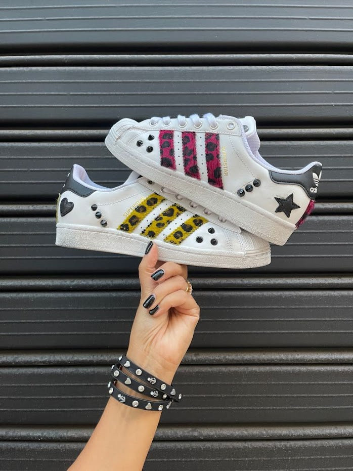 Adidas Superstar Maculate Yellow Borchie & Cuore