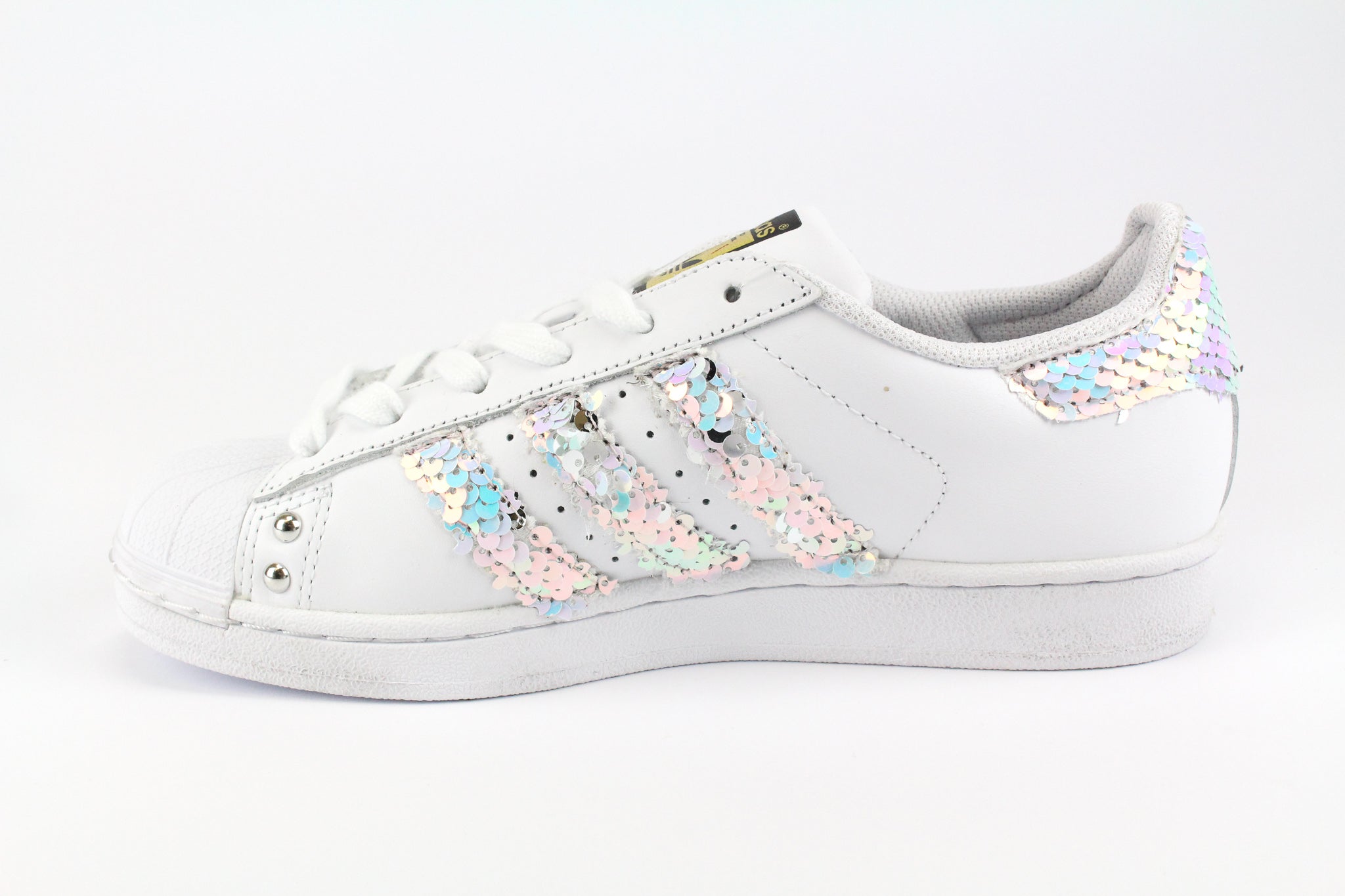 Adidas Superstar Multicolor Paillettes Strass & Borchie