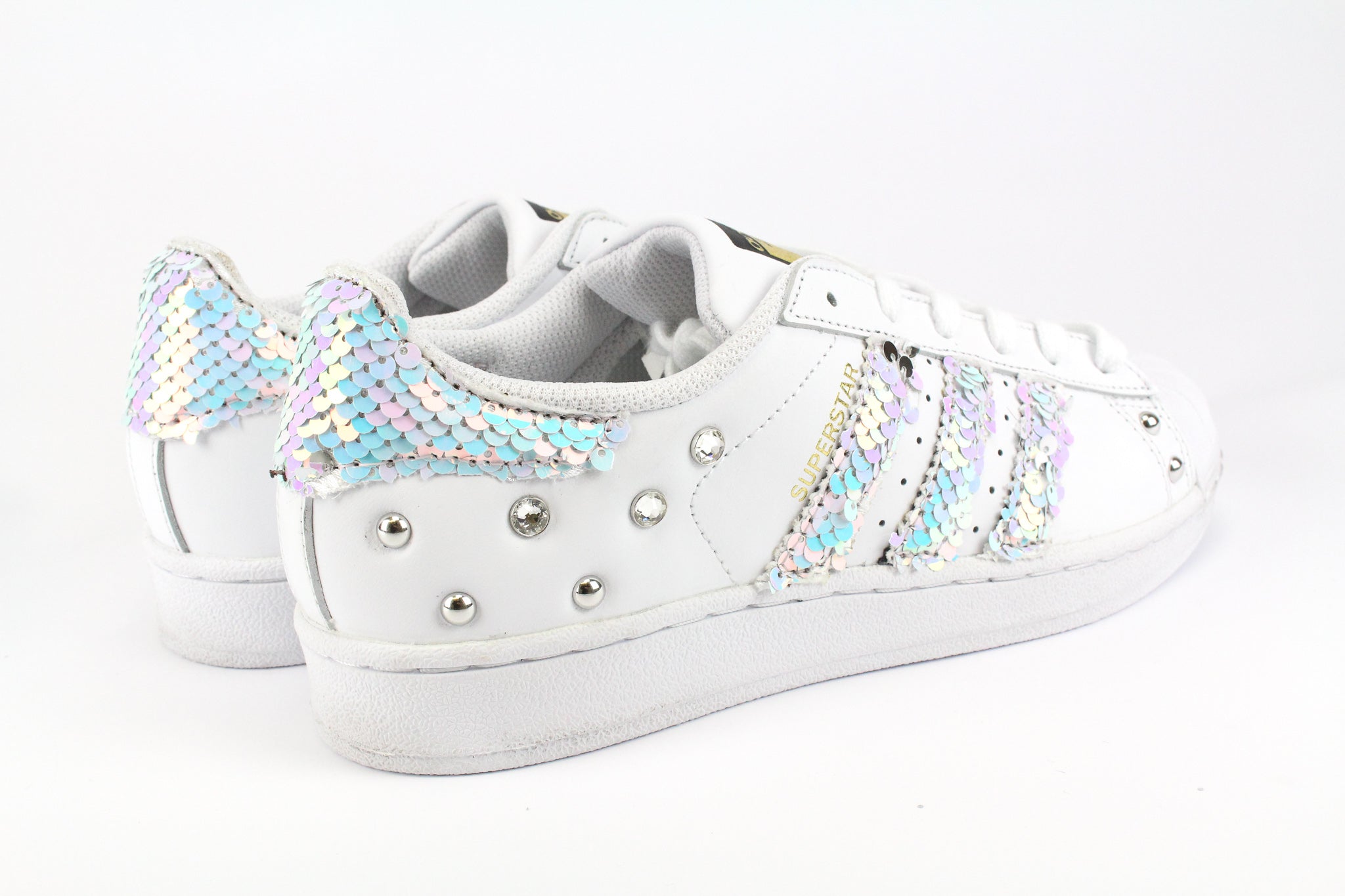 Adidas Superstar Multicolor Paillettes Strass & Borchie