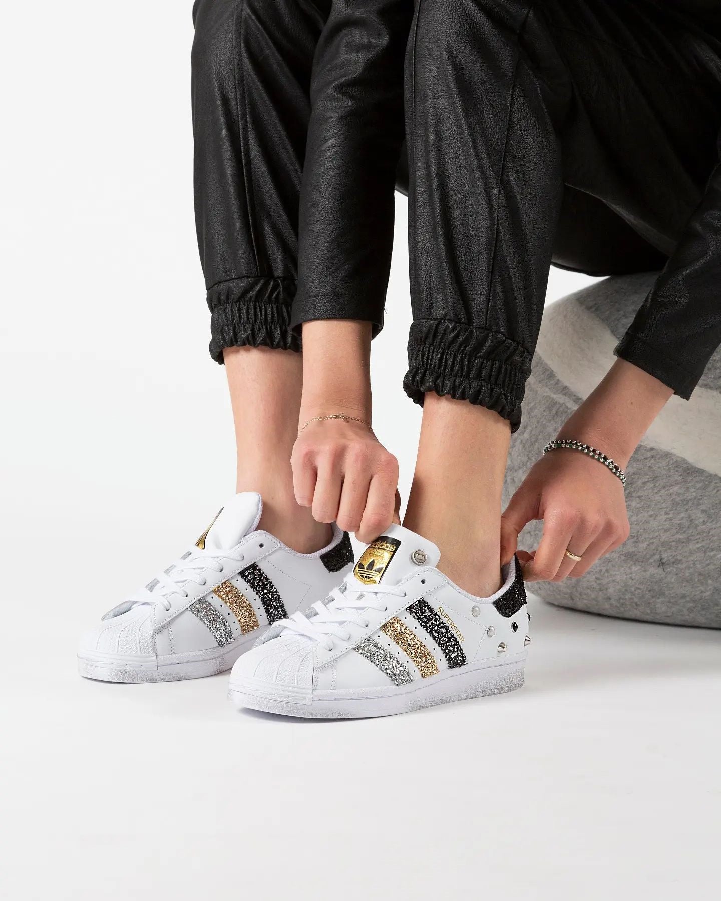 Adidas Superstar Multiglitter & Borchie