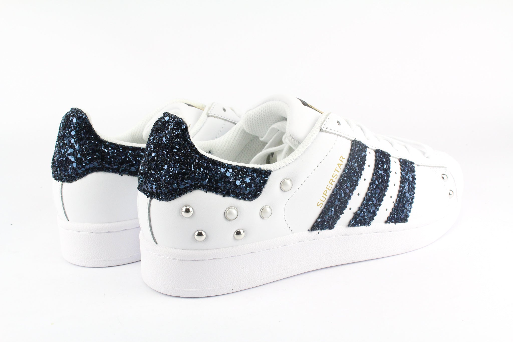 Adidas Superstar Navy Glitter & Perle