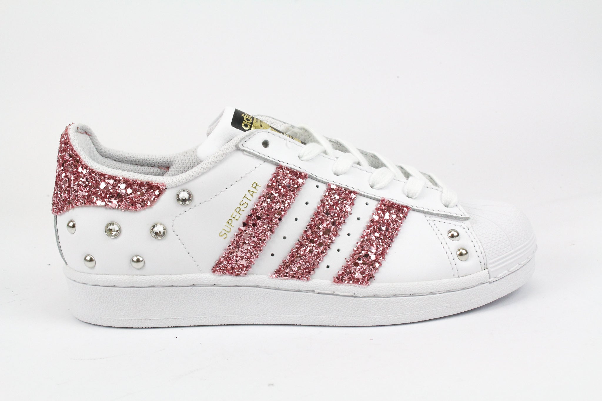 Adidas Superstar Pink Glitter & Strass