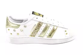 Adidas Superstar Pitone Laminato Gold Glitter & Strass