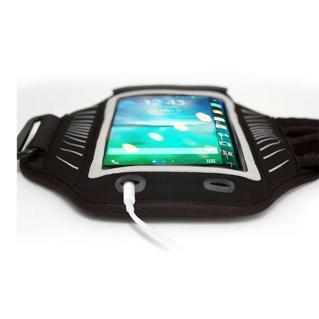 Armpocket Racer Edge, thin armband for iPhone 15/15 Pro/14/14 Pro/13/13 Pro, Galaxy S22/S21/S20 and other full-screen devices